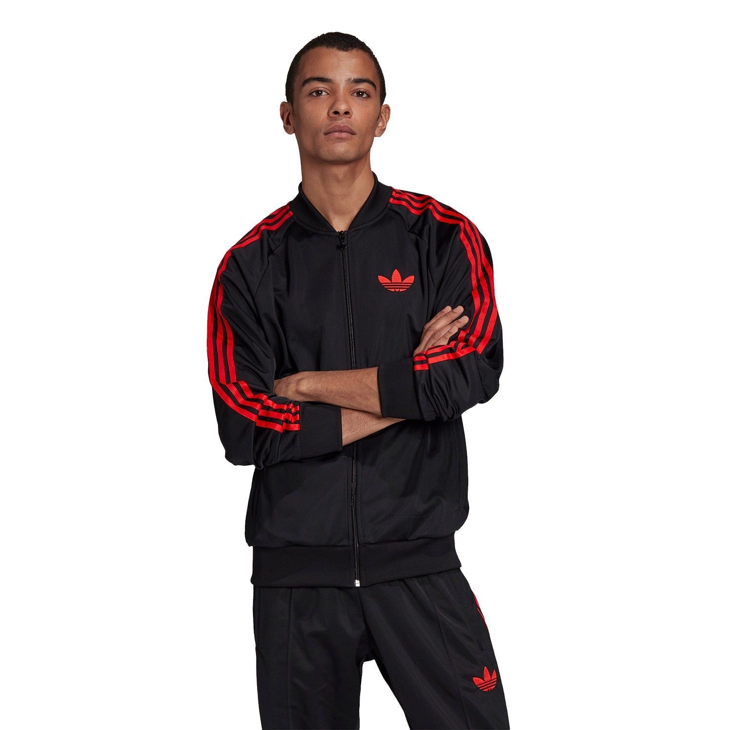 adidas Originals Superstar OG Track Jacket - Black - ViaductClothing - -