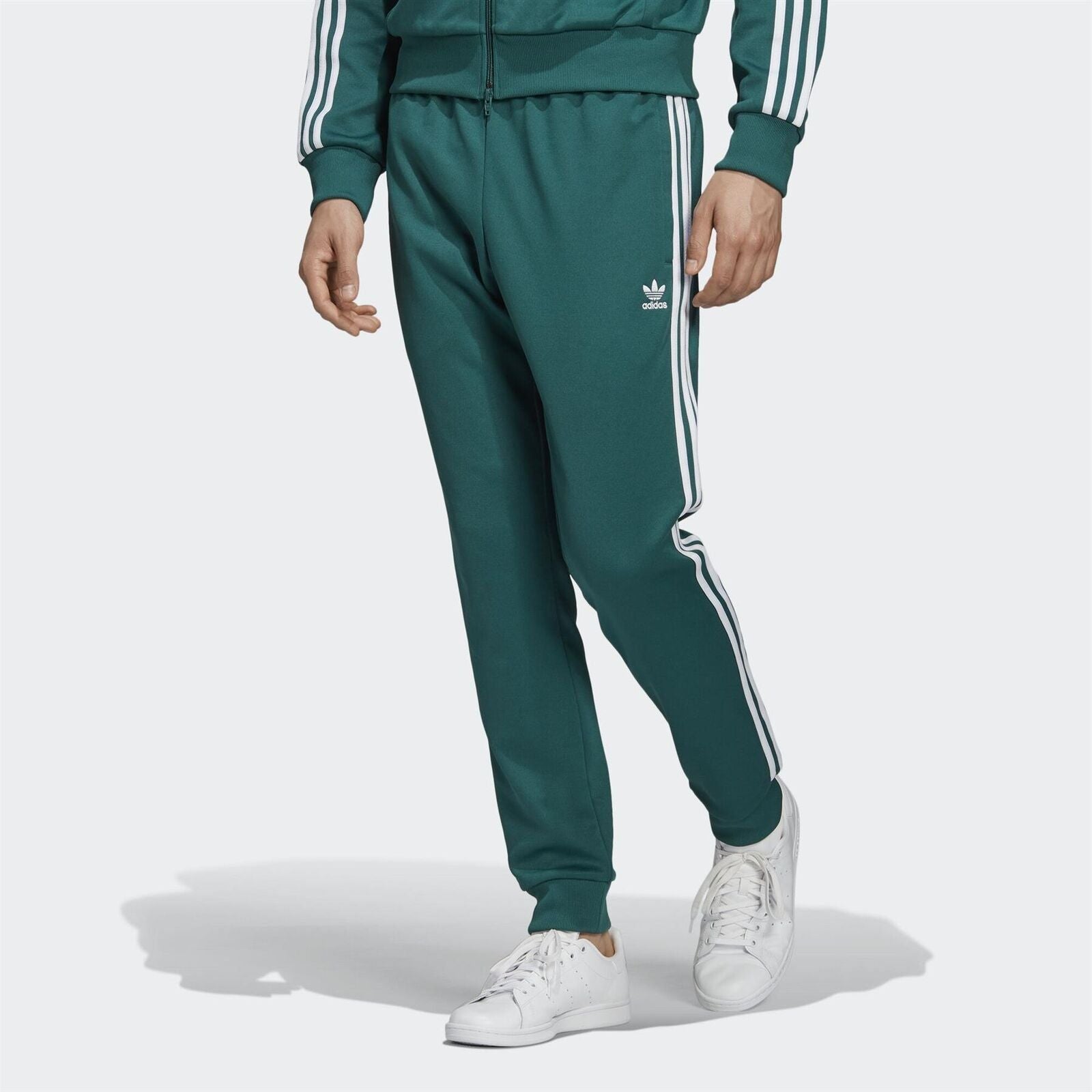 adidas Originals Superstar SST Tracksuit Bottoms - Green - ViaductClothing - -