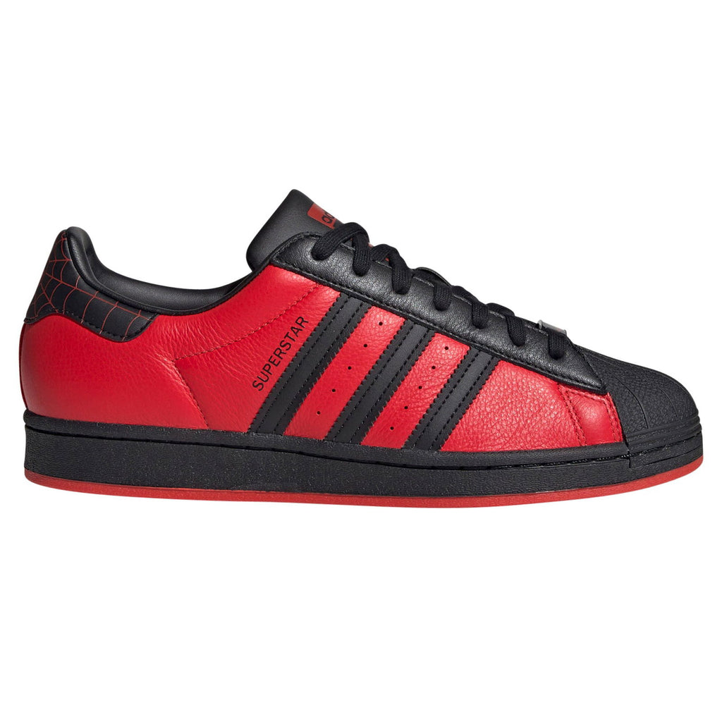 adidas Originals Superstar Spider Man Miles Morales Trainers Red
