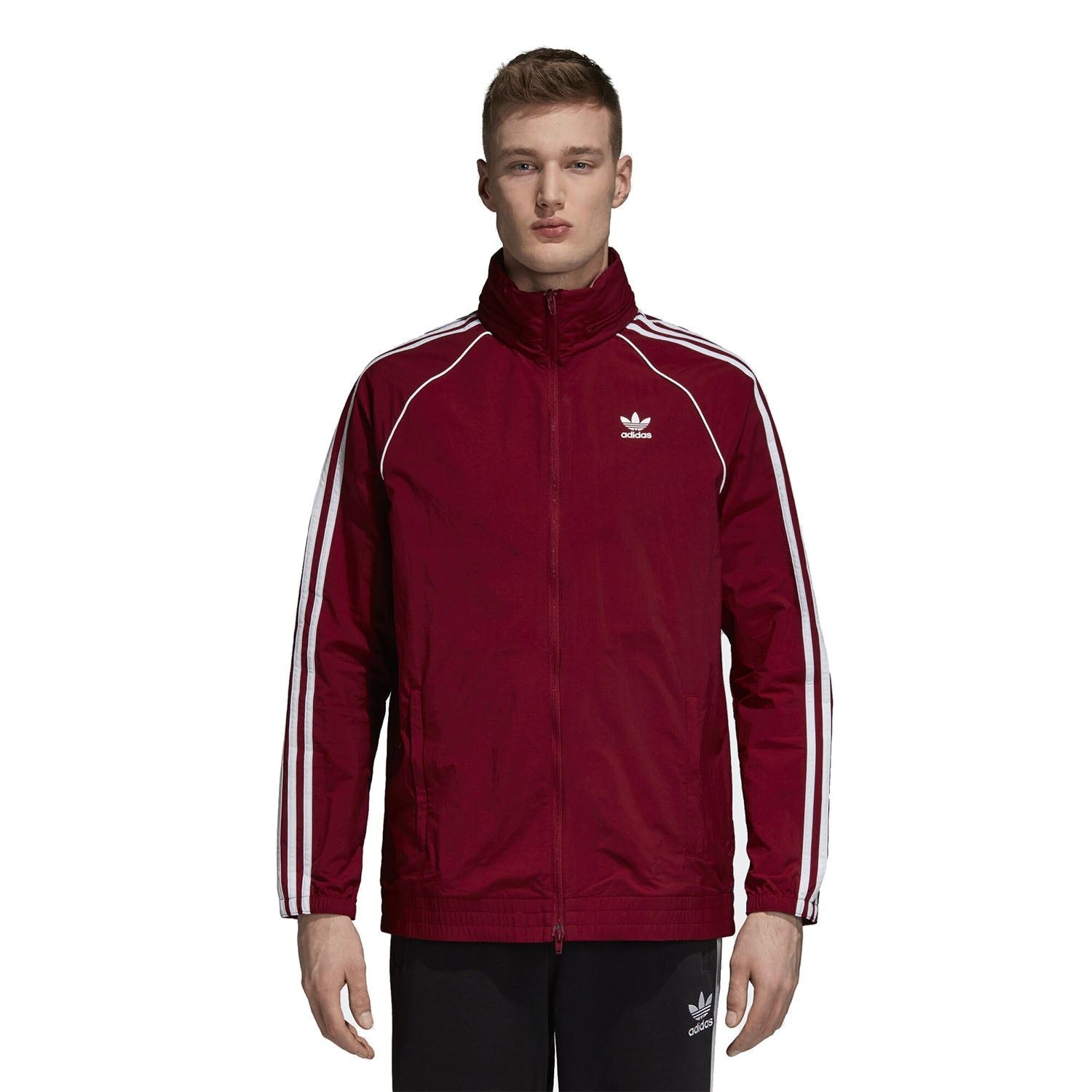adidas Originals Superstar Windbreaker - Red - ViaductClothing - -