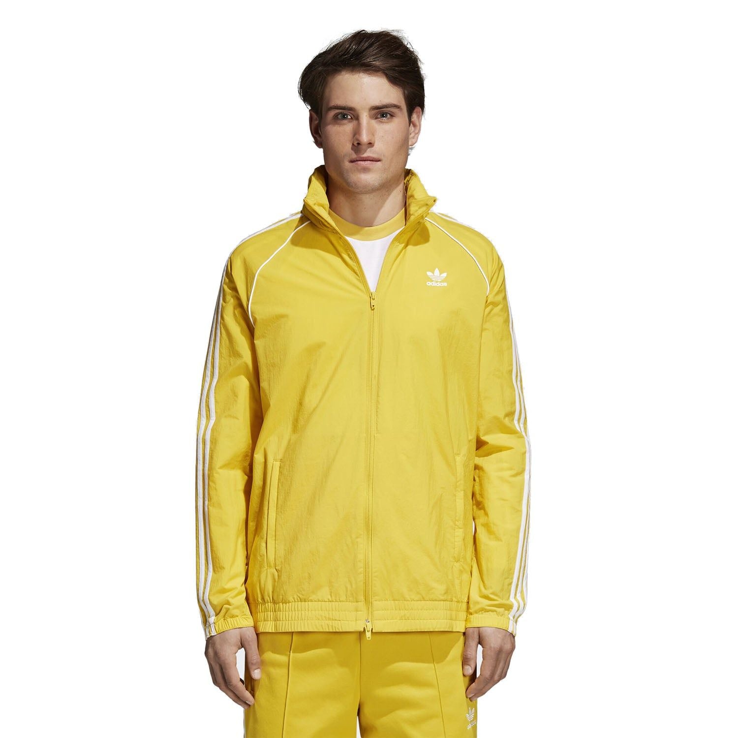 adidas Originals Superstar Windbreaker - Tribe Yellow - ViaductClothing - -