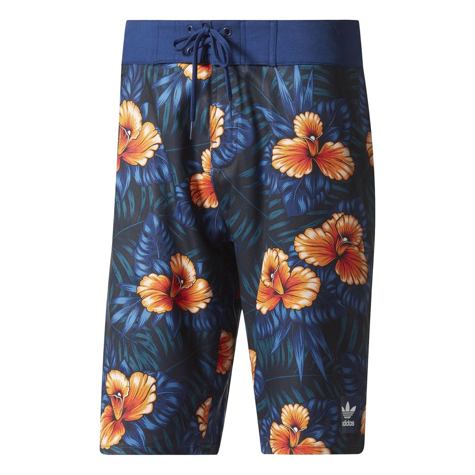 adidas Originals Sweet Leaf Board Shorts - Floral - ViaductClothing - -