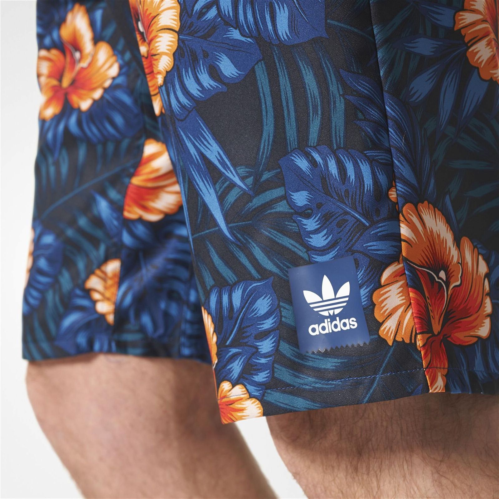 adidas Originals Sweet Leaf Board Shorts - Floral - ViaductClothing - -