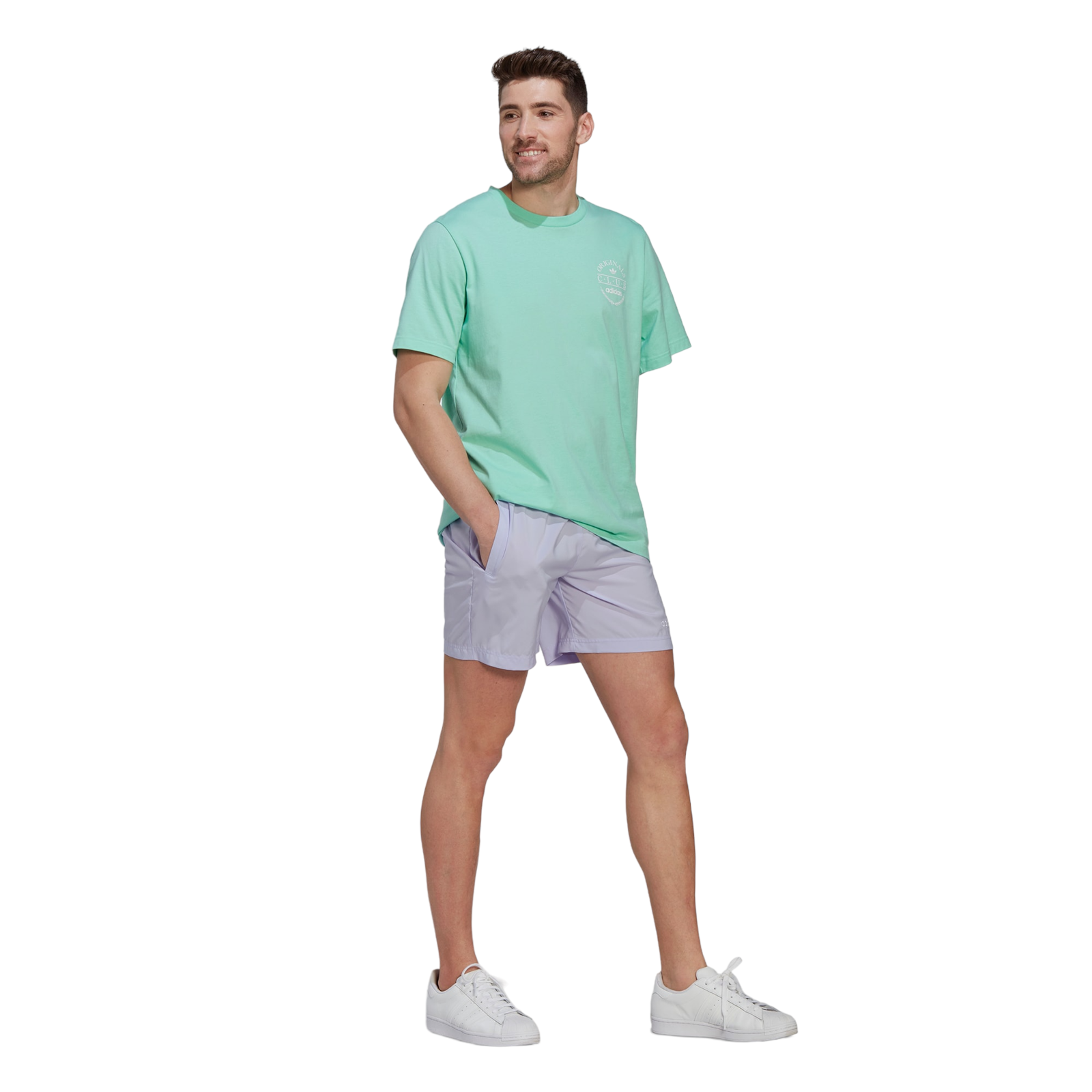 adidas Originals Swim Shorts - Violet Tone Purple - ViaductClothing - -