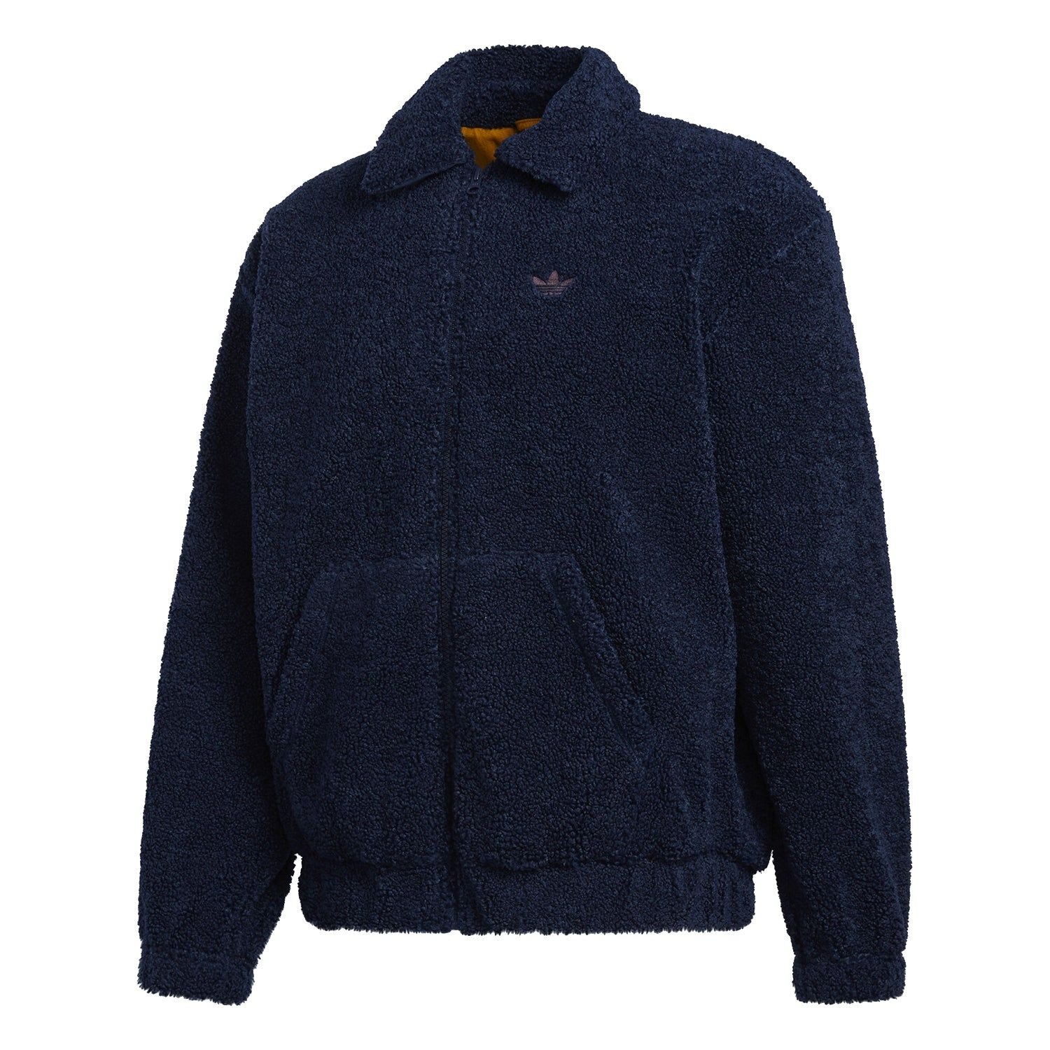 adidas Originals Teddy Bear Fleece Jacket - Navy - ViaductClothing - -