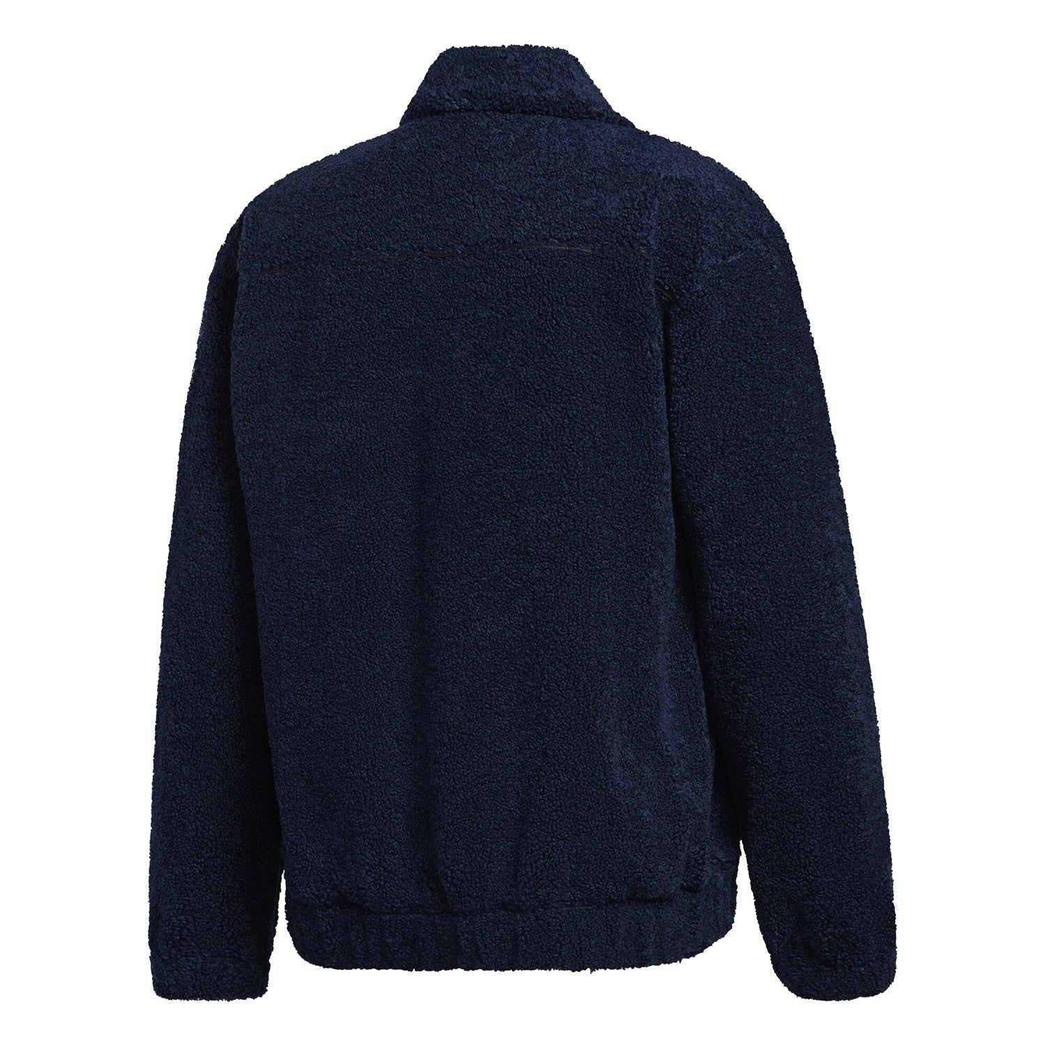 adidas Originals Teddy Bear Fleece Jacket - Navy - ViaductClothing - -