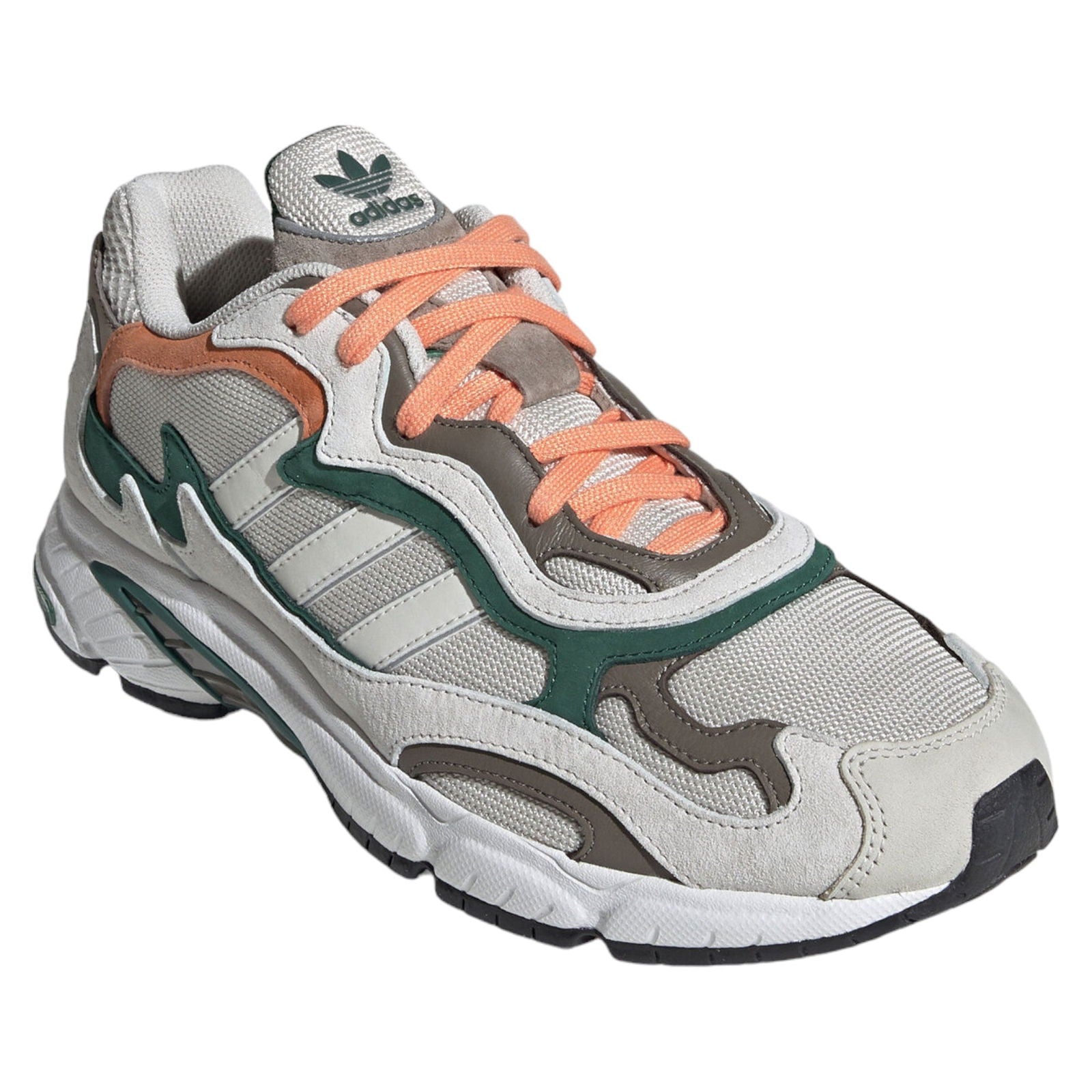 adidas Originals Temper Run Trainers - Grey Green Orange - ViaductClothing - -