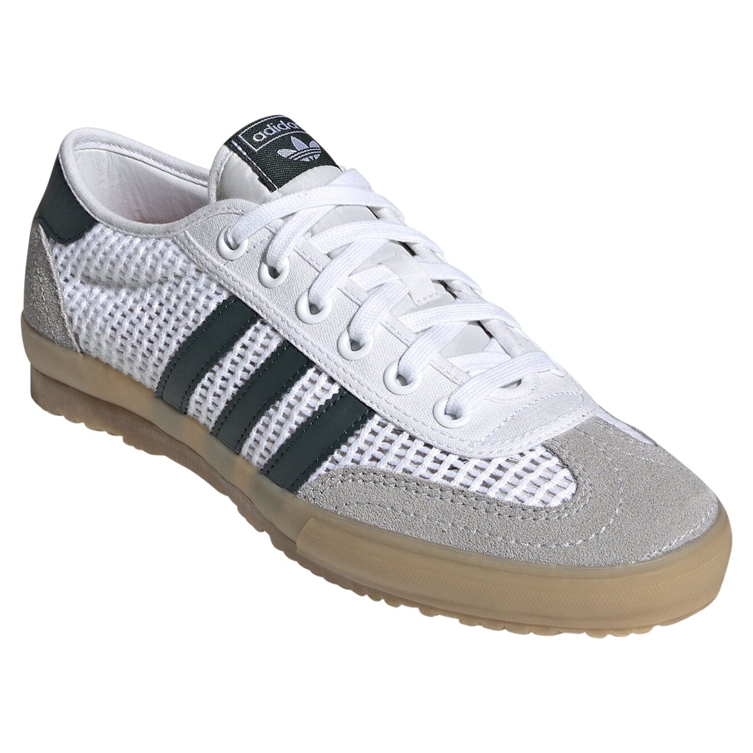 adidas Originals Tischtennis Samstag Trainers - White & Gum - ViaductClothing - -