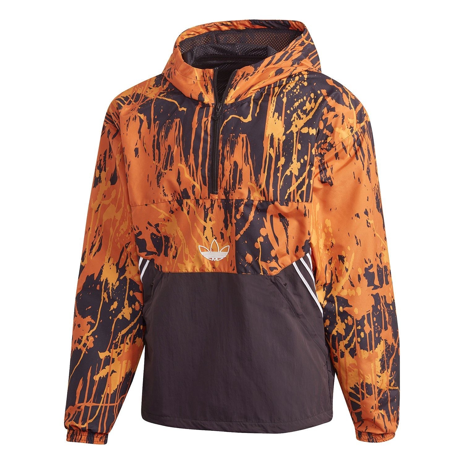 adidas Originals Tolima-02 Reversible Flame Windbreaker - Black - ViaductClothing - -