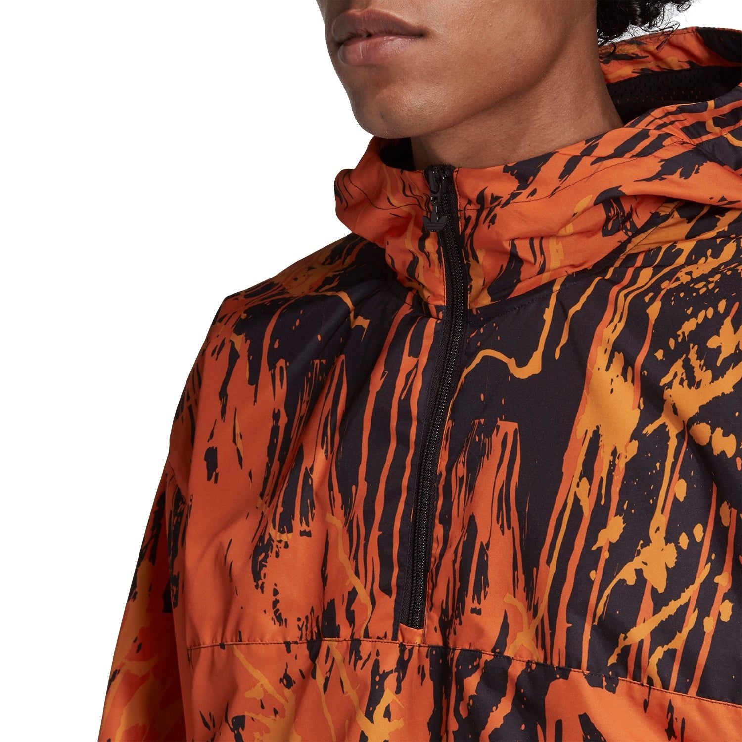 adidas Originals Tolima-02 Reversible Flame Windbreaker - Black - ViaductClothing - -