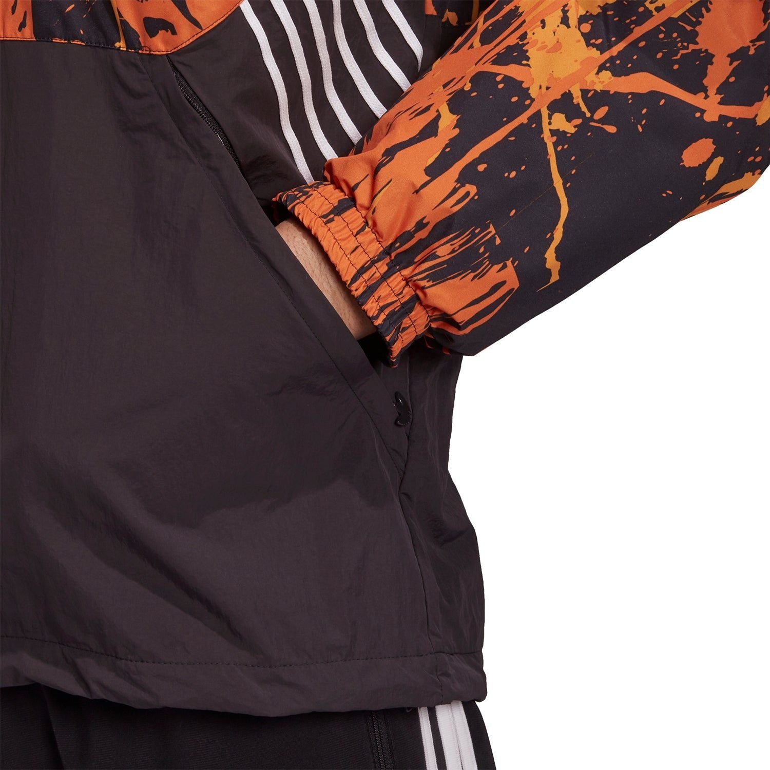 adidas Originals Tolima-02 Reversible Flame Windbreaker - Black - ViaductClothing - -