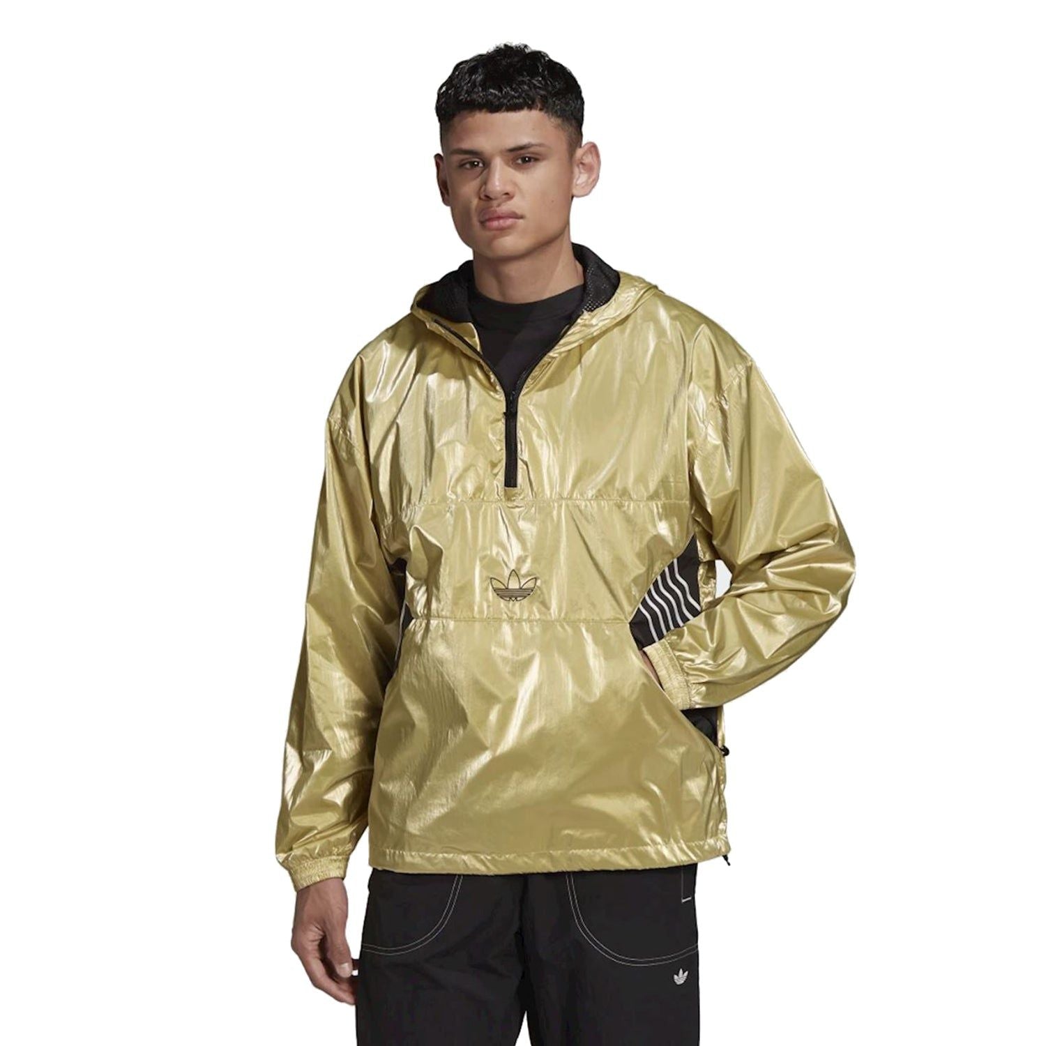 adidas Originals Tolima-02 Reversible Windbreaker - Gold - ViaductClothing - -