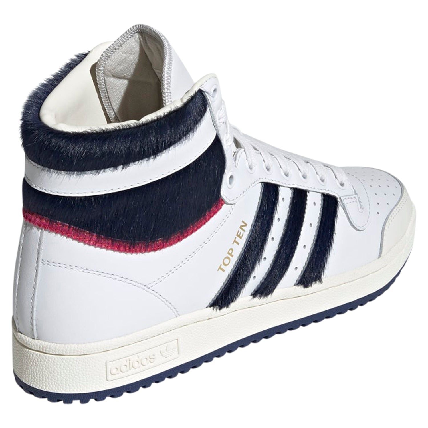 adidas Originals Top Ten Trainers - White & Faux - ViaductClothing - -