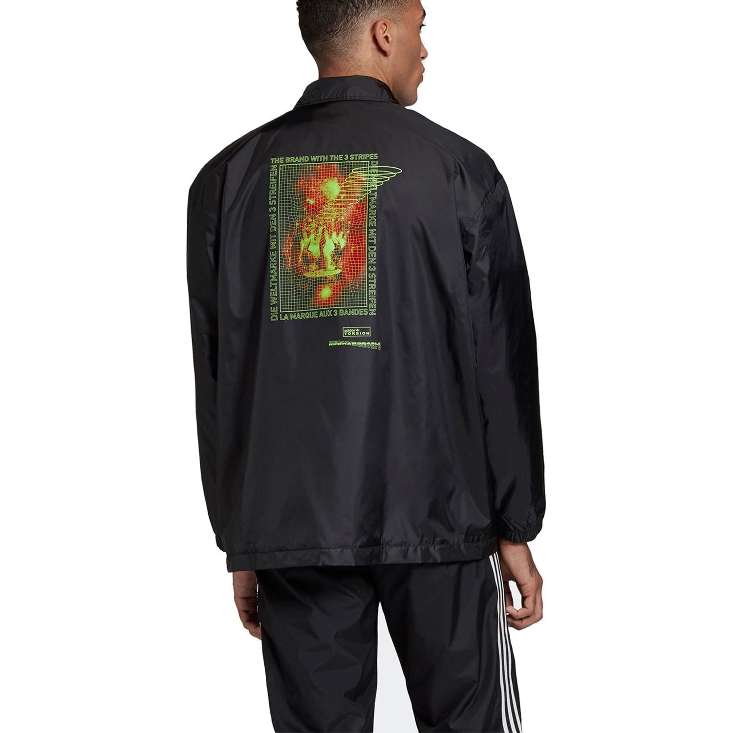adidas Originals Torsion Coach Jacket - Black - ViaductClothing - -