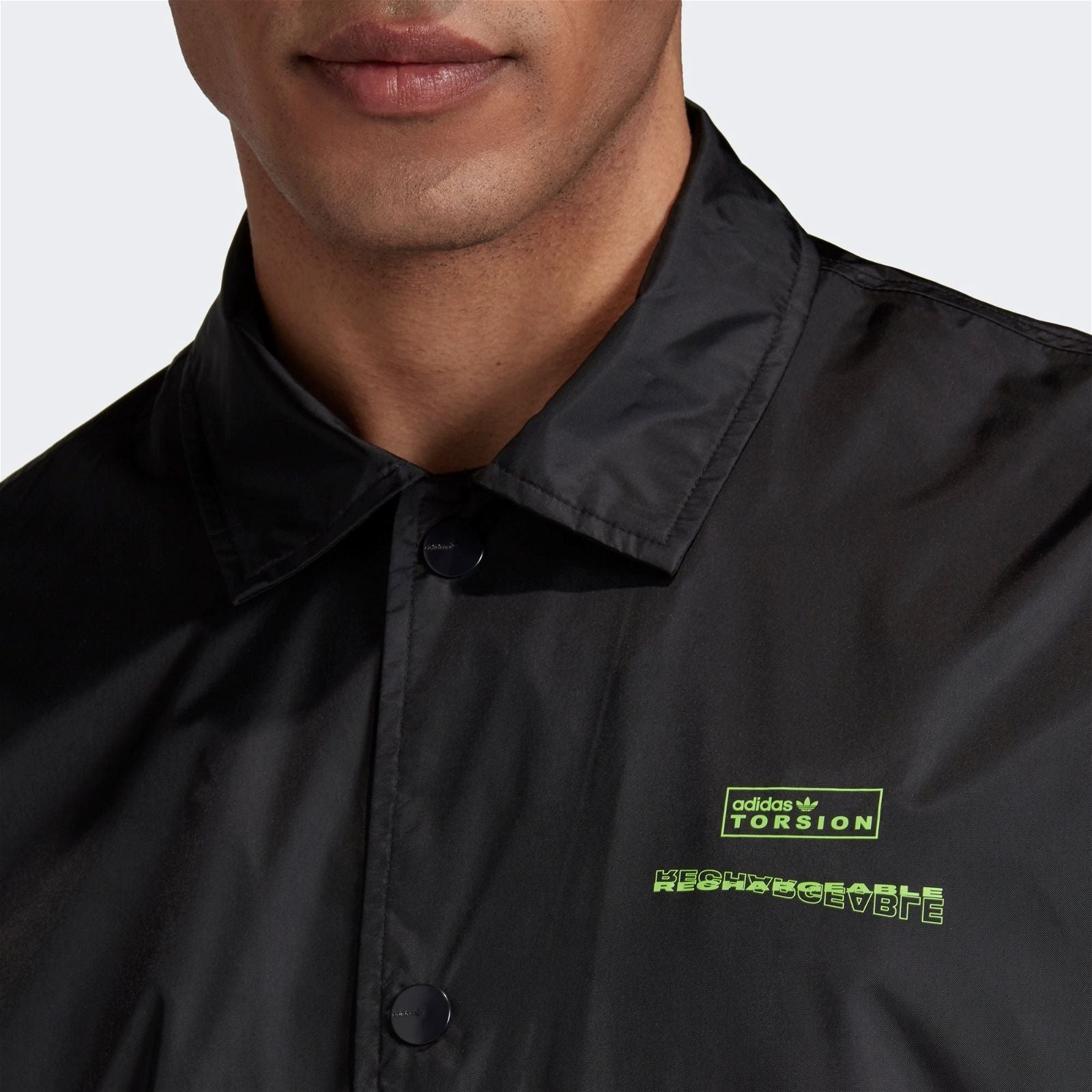 adidas Originals Torsion Coach Jacket - Black - ViaductClothing - -