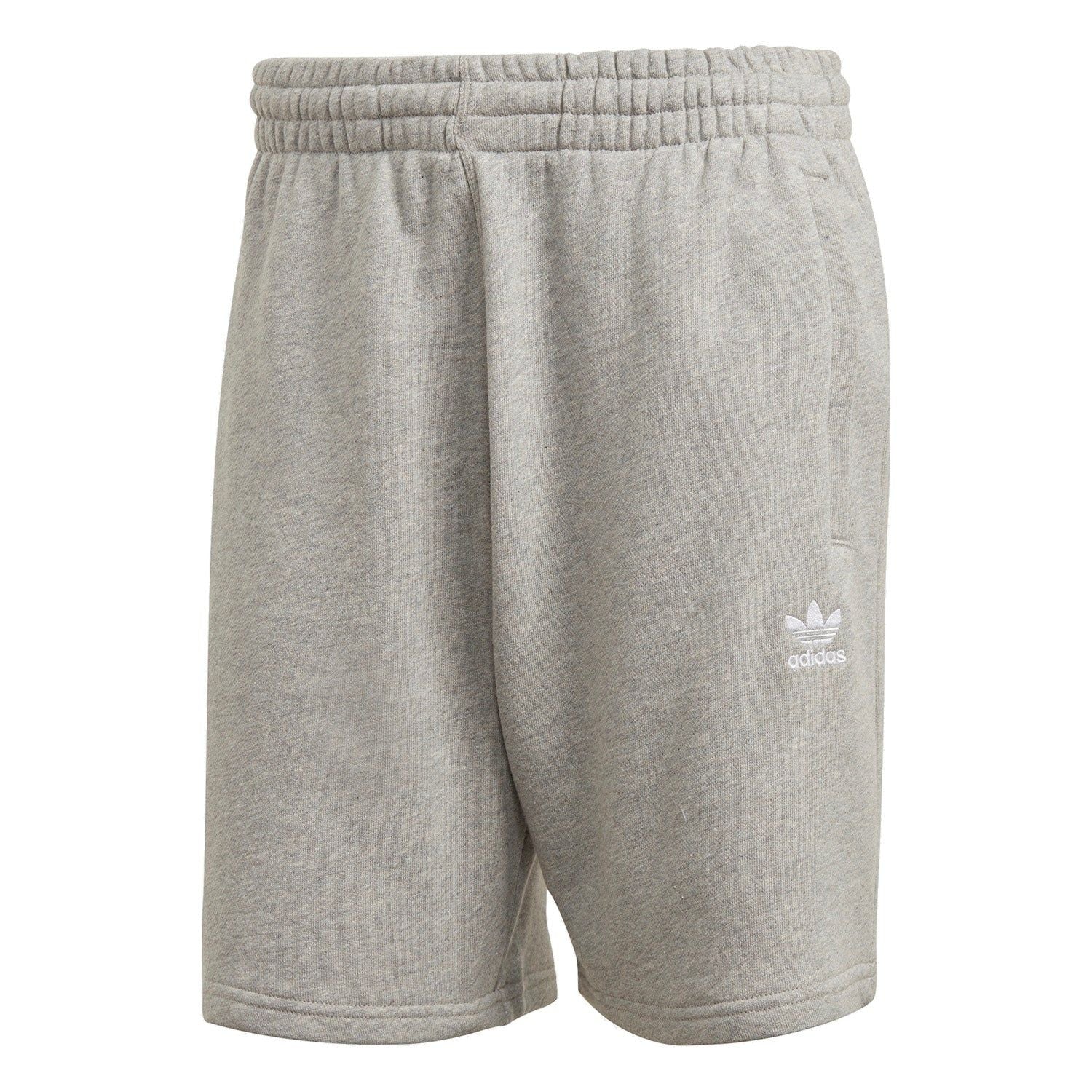 adidas Originals Trefoil Essentials Fleece Shorts - Grey - ViaductClothing - -