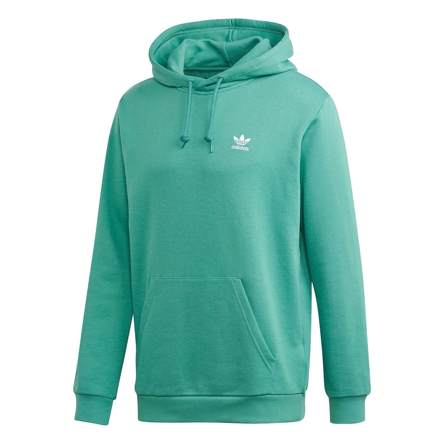 adidas Originals Trefoil Essentials Hoodie - Green - ViaductClothing - -