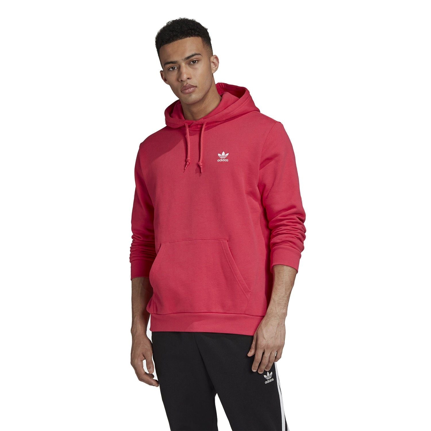 adidas Originals Trefoil Essentials Hoodie - Pink - ViaductClothing - -
