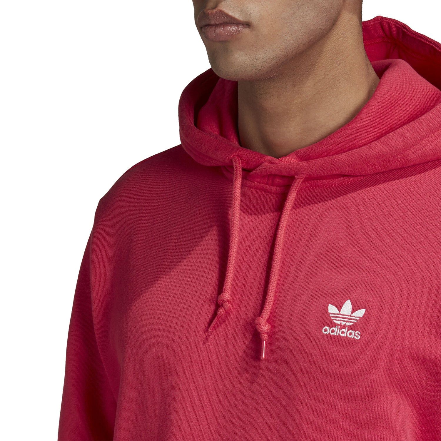 adidas Originals Trefoil Essentials Hoodie - Pink - ViaductClothing - -