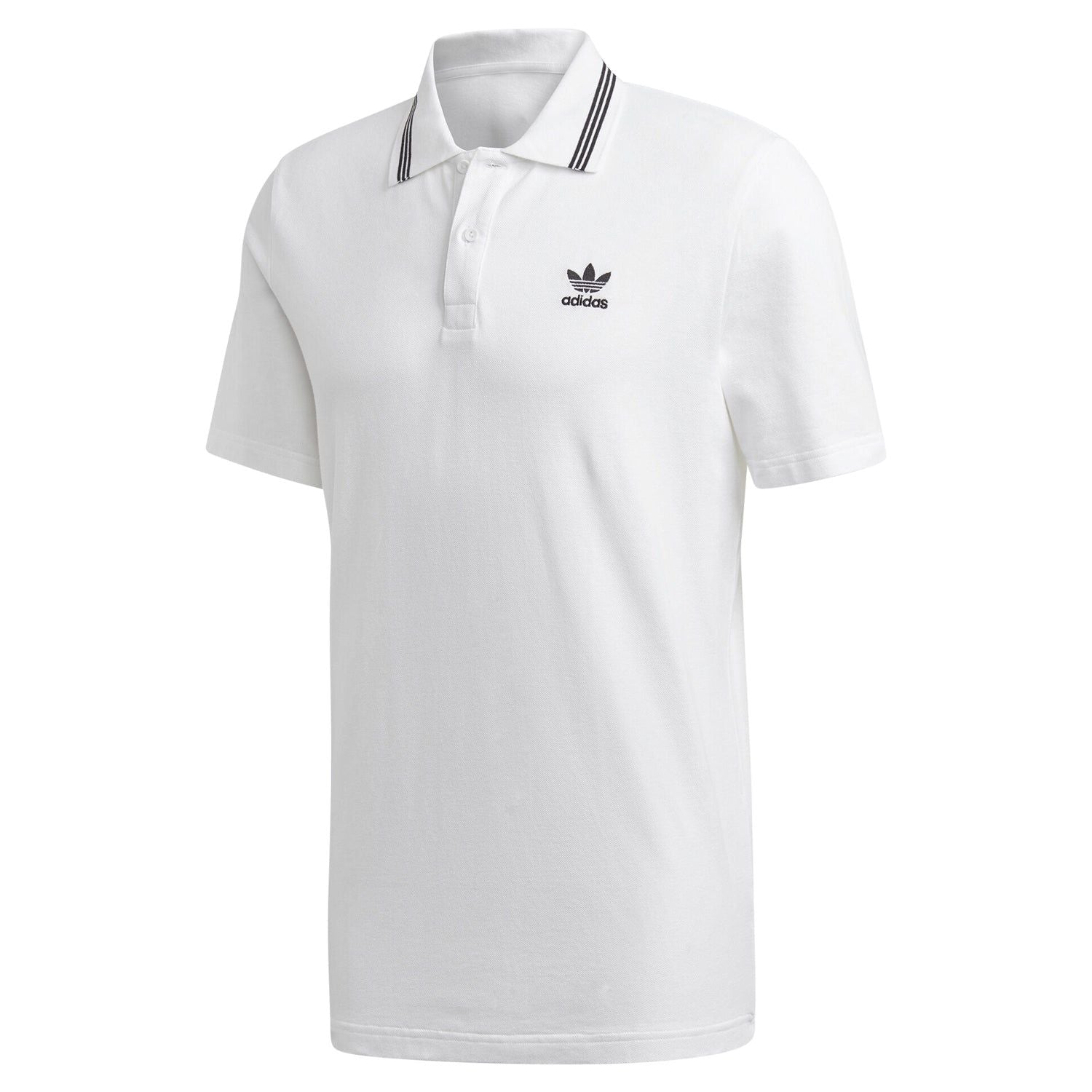 adidas Originals Trefoil Essentials Polo Shirt - White - ViaductClothing - -