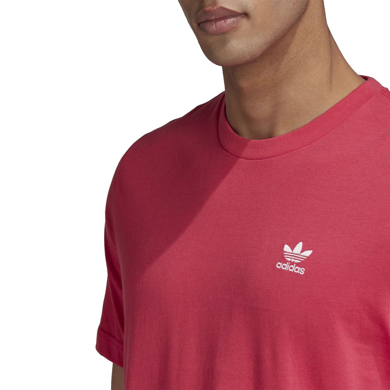 adidas Originals Trefoil Essentials Tee - Pink - ViaductClothing - -