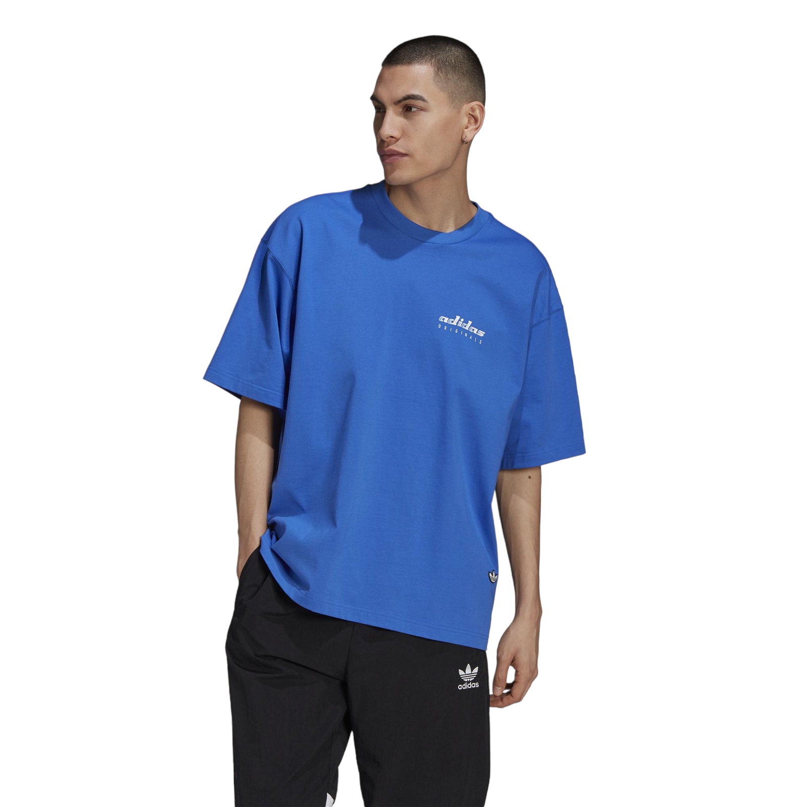 adidas Originals Trefoil Graphic Pack Short Sleeve Tee - Blue - ViaductClothing - -