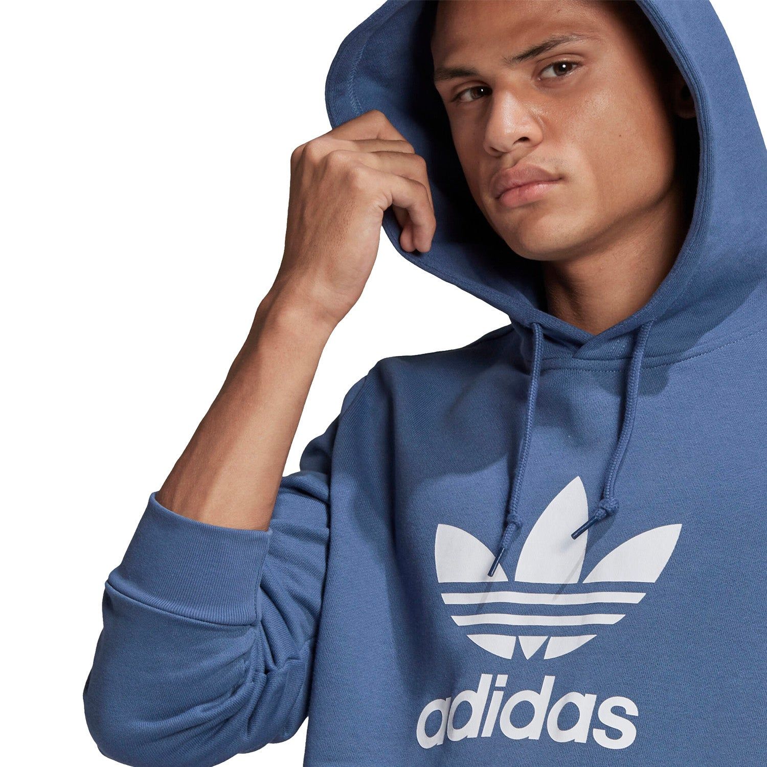 adidas Originals Trefoil Hoodie - Crew Blue - ViaductClothing - -
