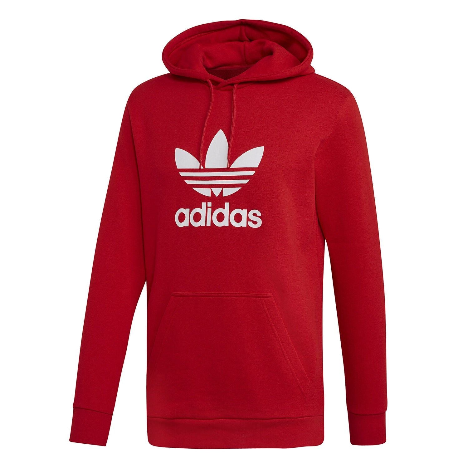 adidas Originals Trefoil Hoodie - Red - ViaductClothing - -