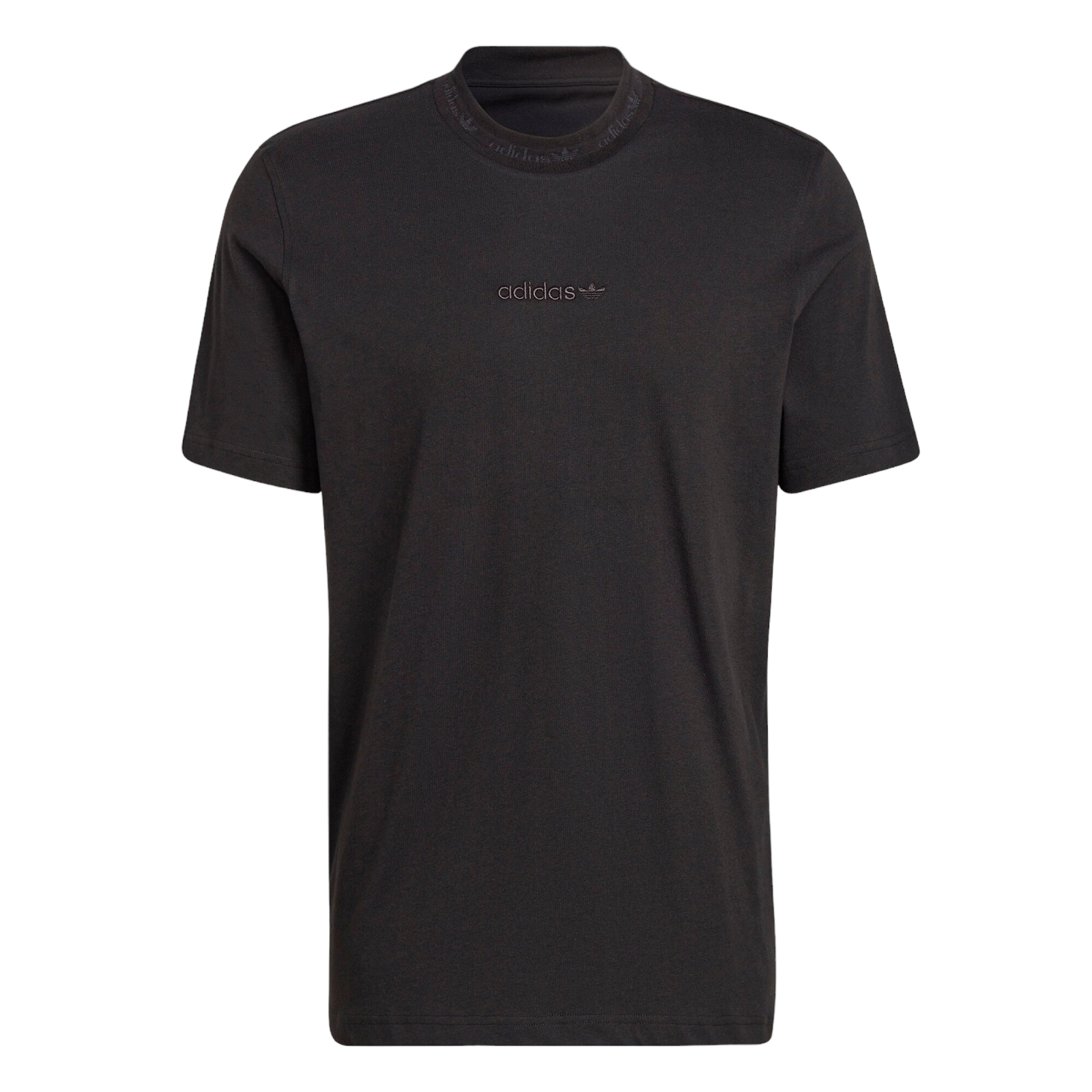 adidas Originals Trefoil Linear Tee - Black - ViaductClothing - -