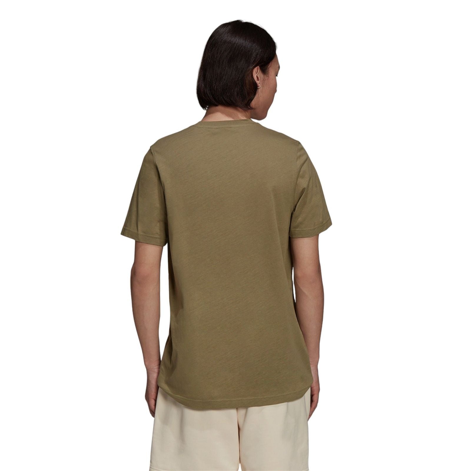 adidas Originals Trefoil Logo Print T Shirt - Orbit Green - ViaductClothing - -