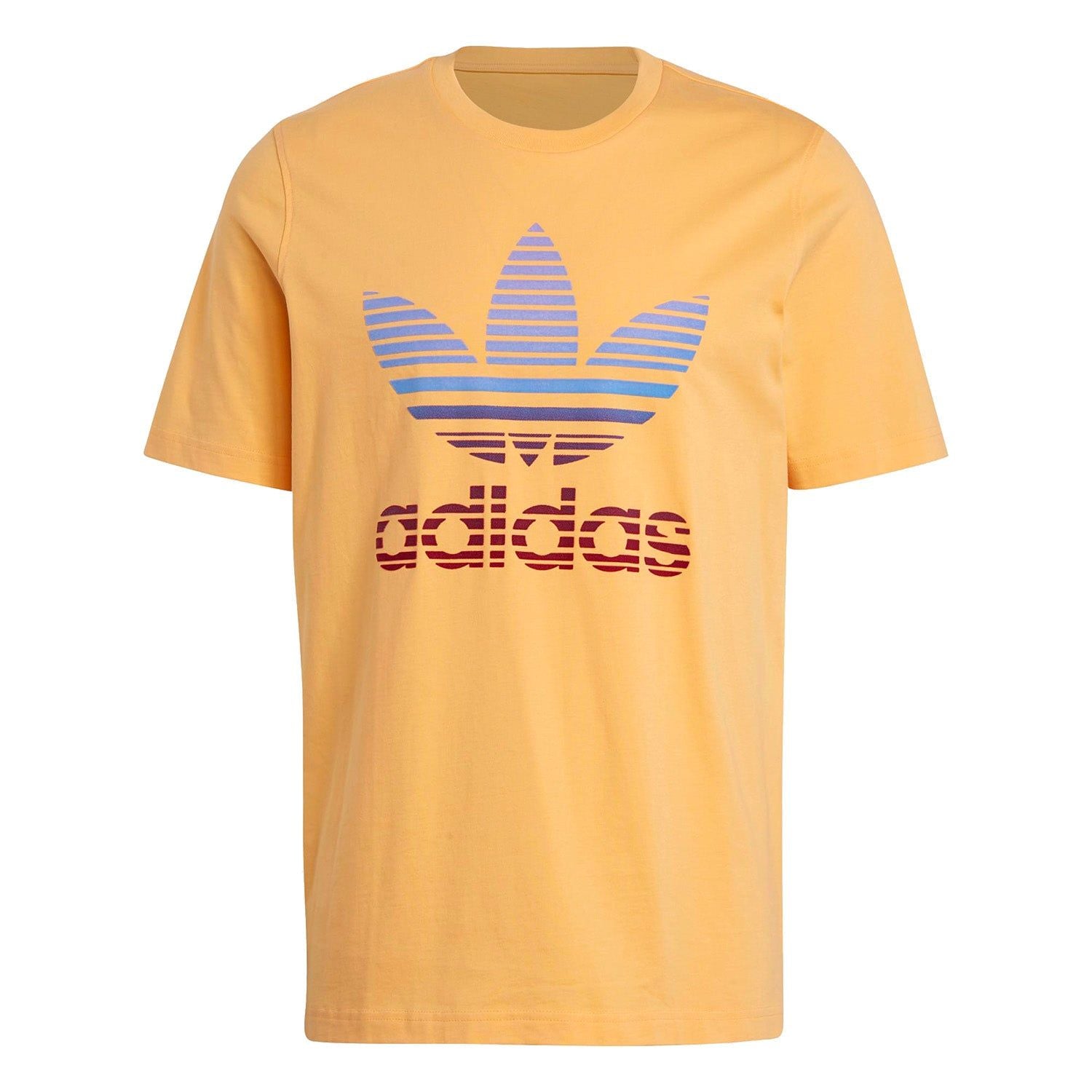 adidas Originals Trefoil Ombré T-Shirt - Hazy Orange - ViaductClothing - -