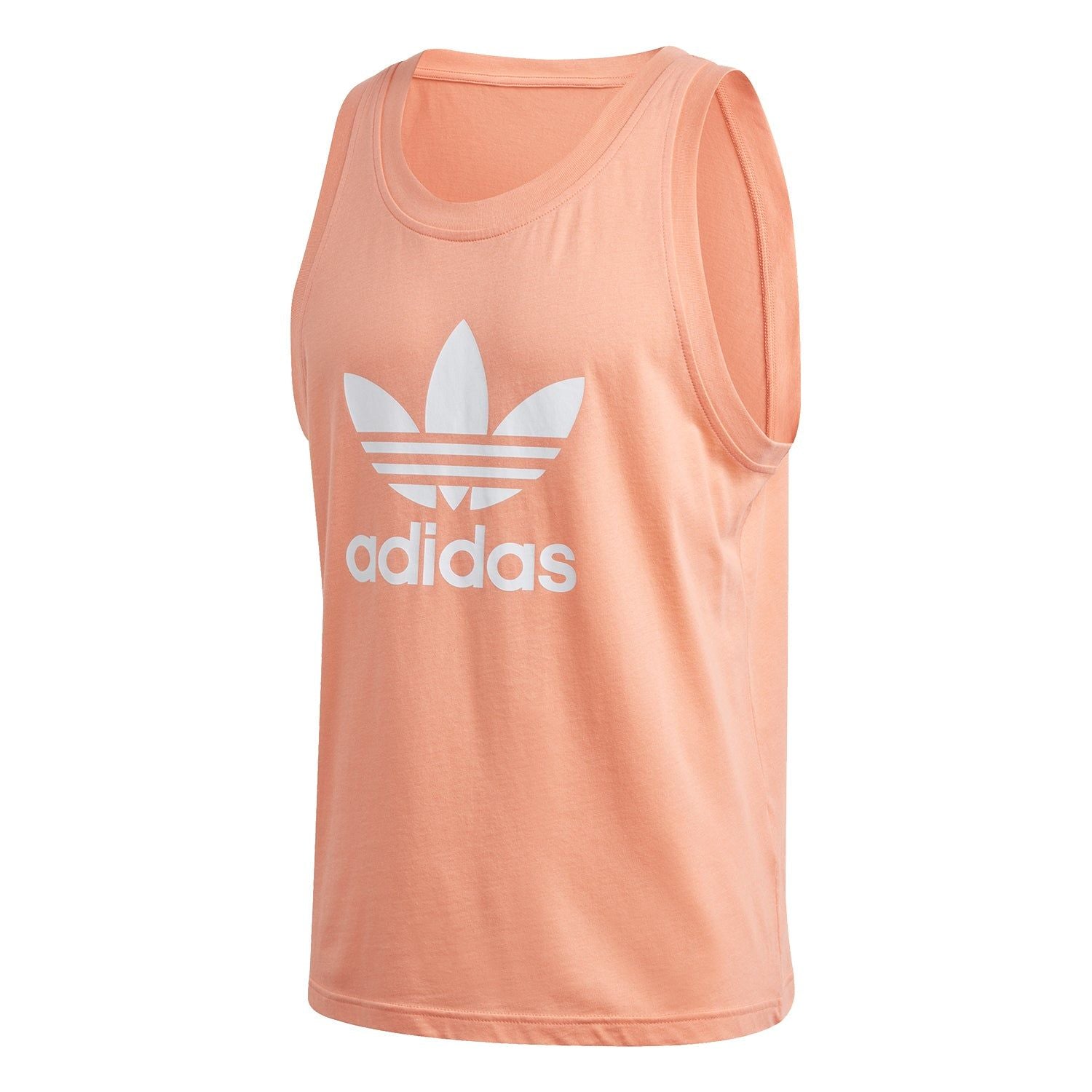 adidas Originals Trefoil Tank Top - Coral - ViaductClothing - -