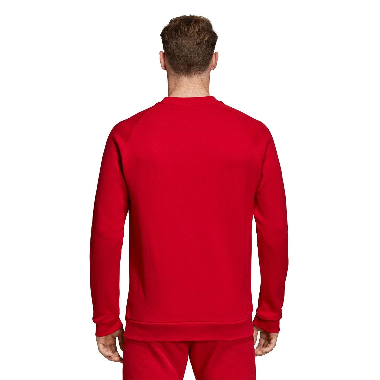 adidas Originals Trefoil Warm-Up Crew Sweatshirt - Red - ViaductClothing - -