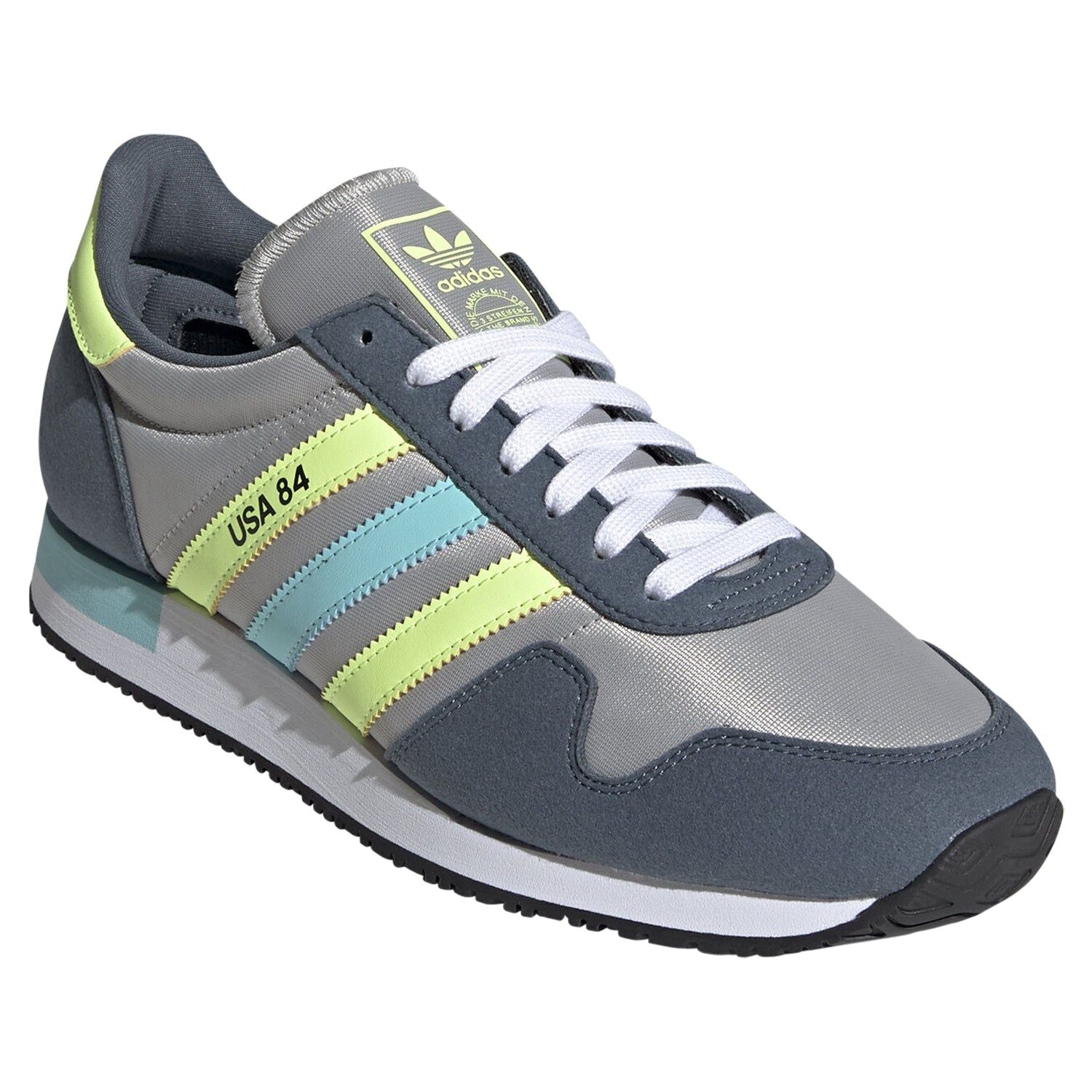adidas Originals USA 84 Trainers - Grey - ViaductClothing - -