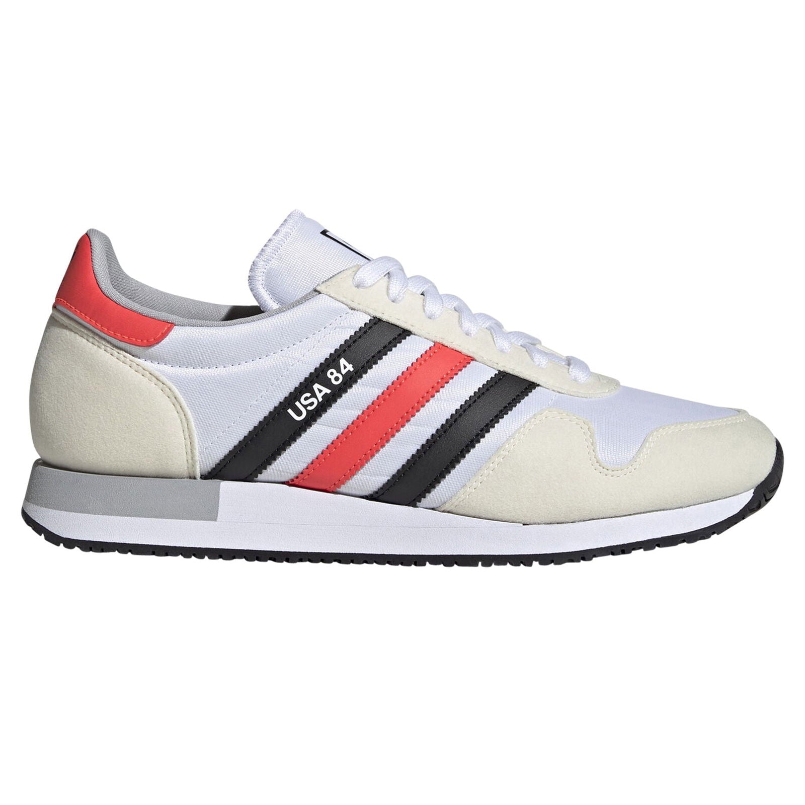 adidas Originals USA 84 Trainers - White - ViaductClothing - -