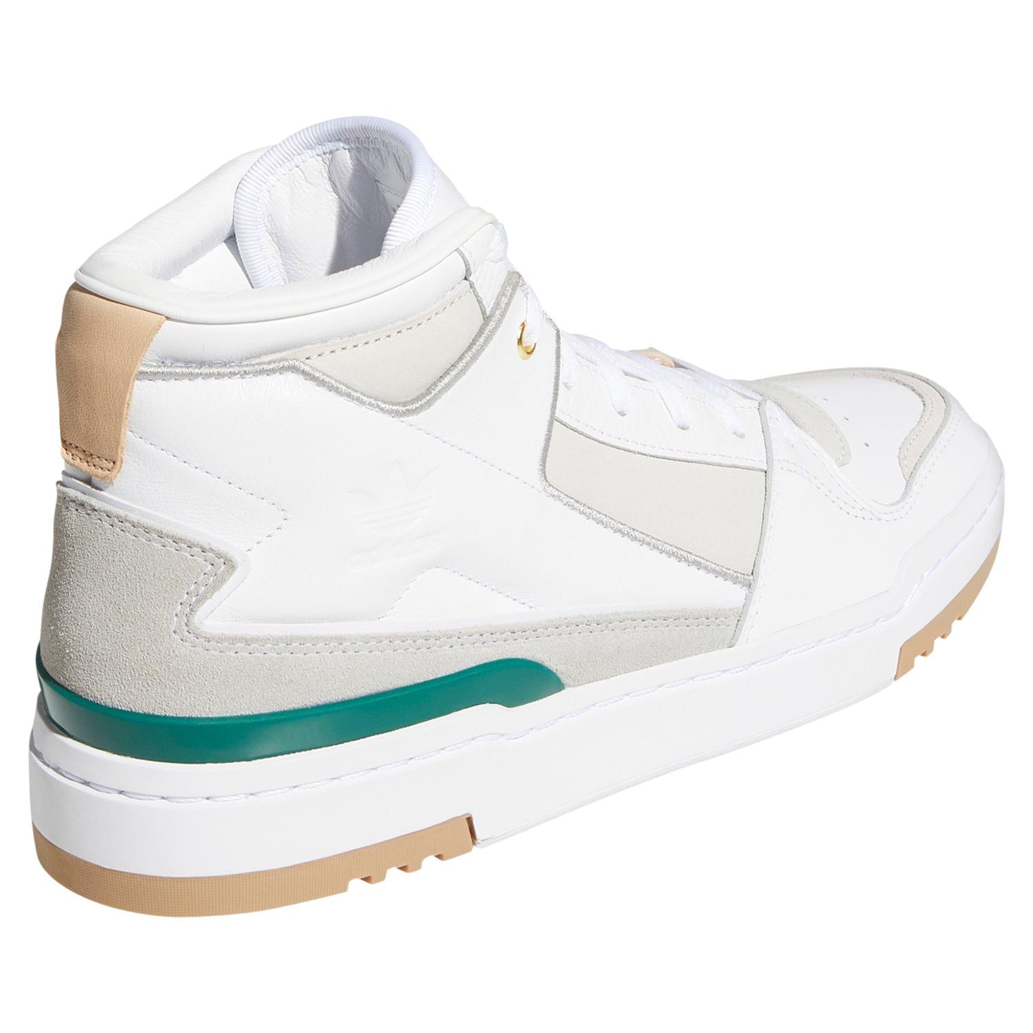 adidas Originals Unisex Forum Luxe Shoes - Mid White Collegiate Green - ViaductClothing - -