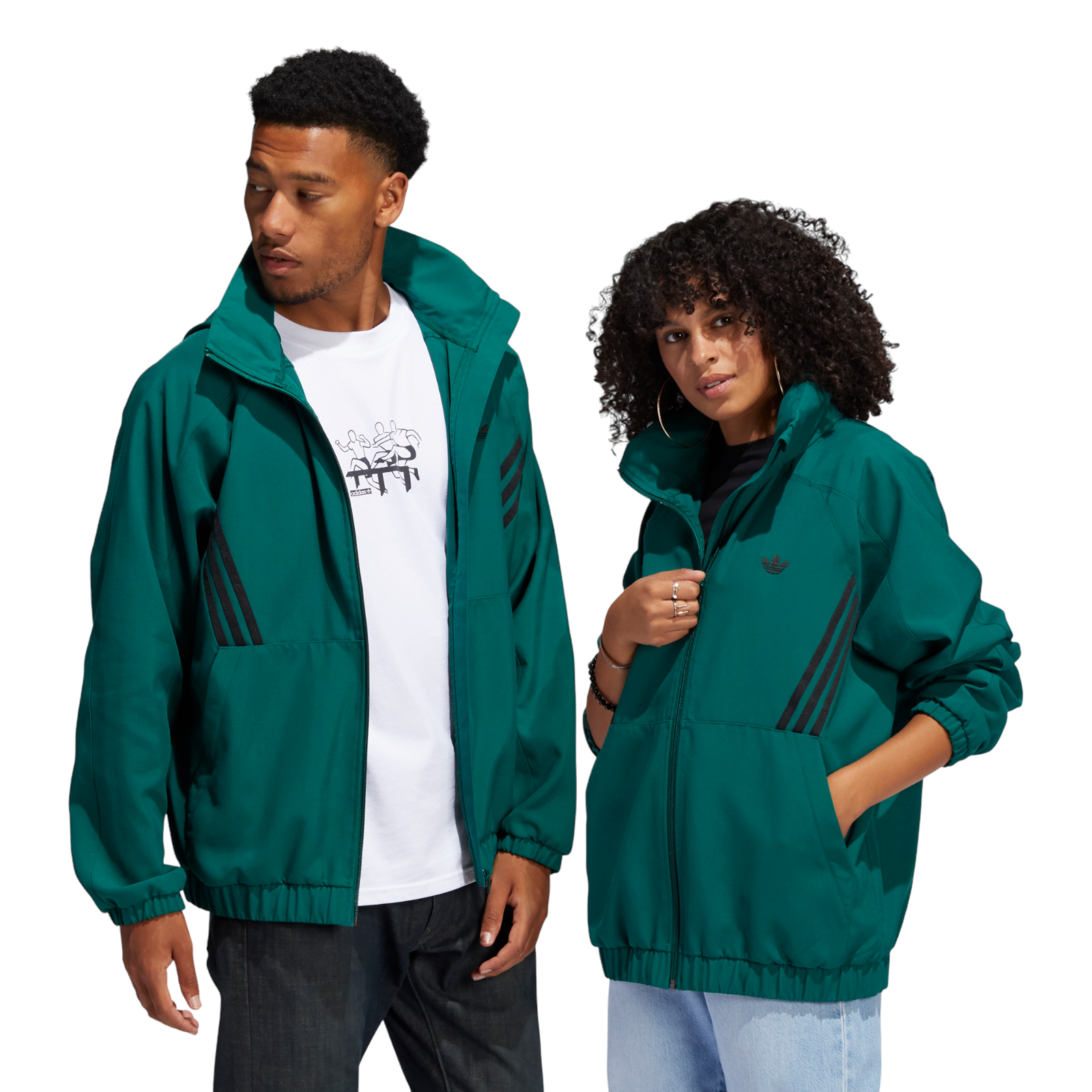 adidas Originals Unisex Skateboarding Workshop Jacket - Green - ViaductClothing - -