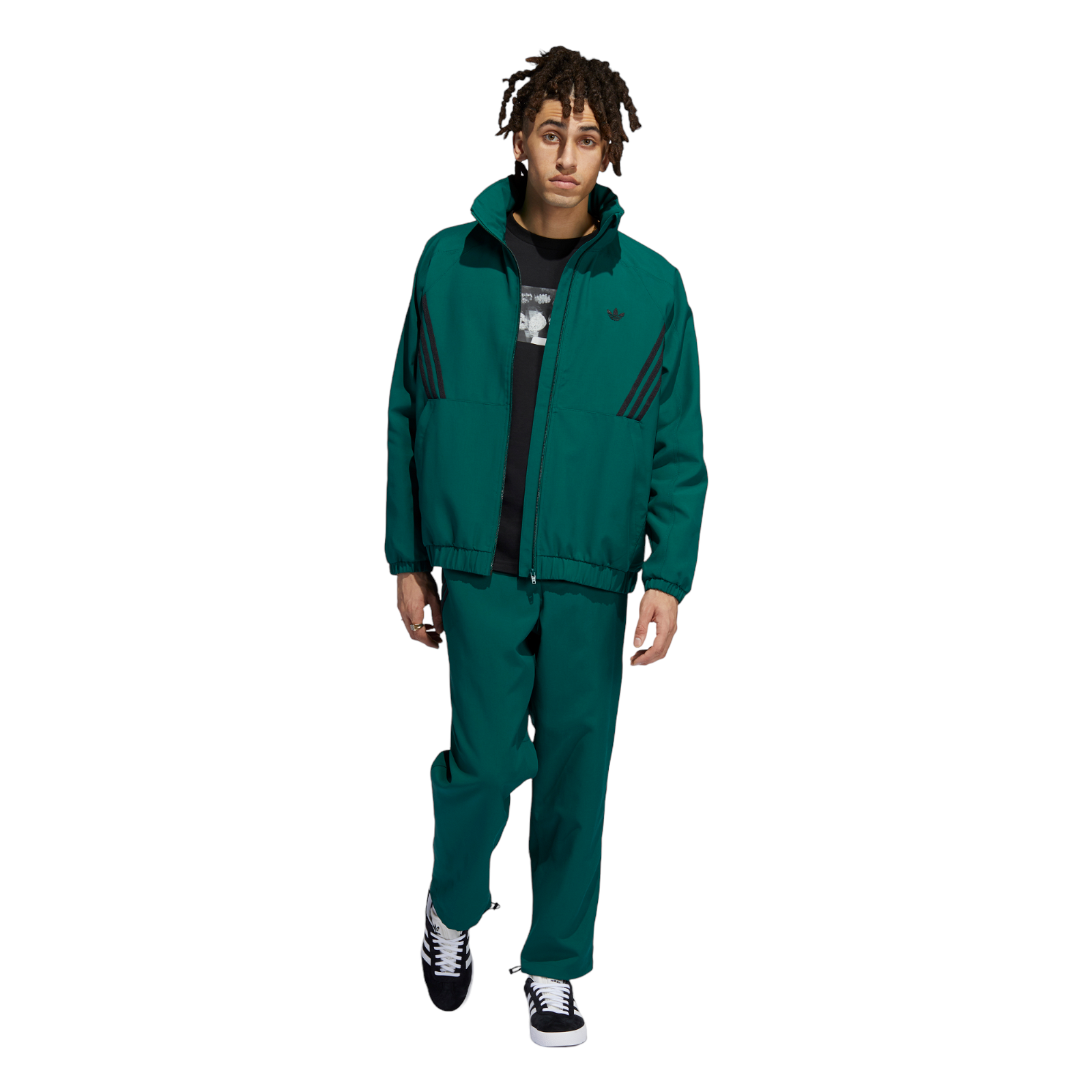 adidas Originals Unisex Skateboarding Workshop Jacket - Green - ViaductClothing - -