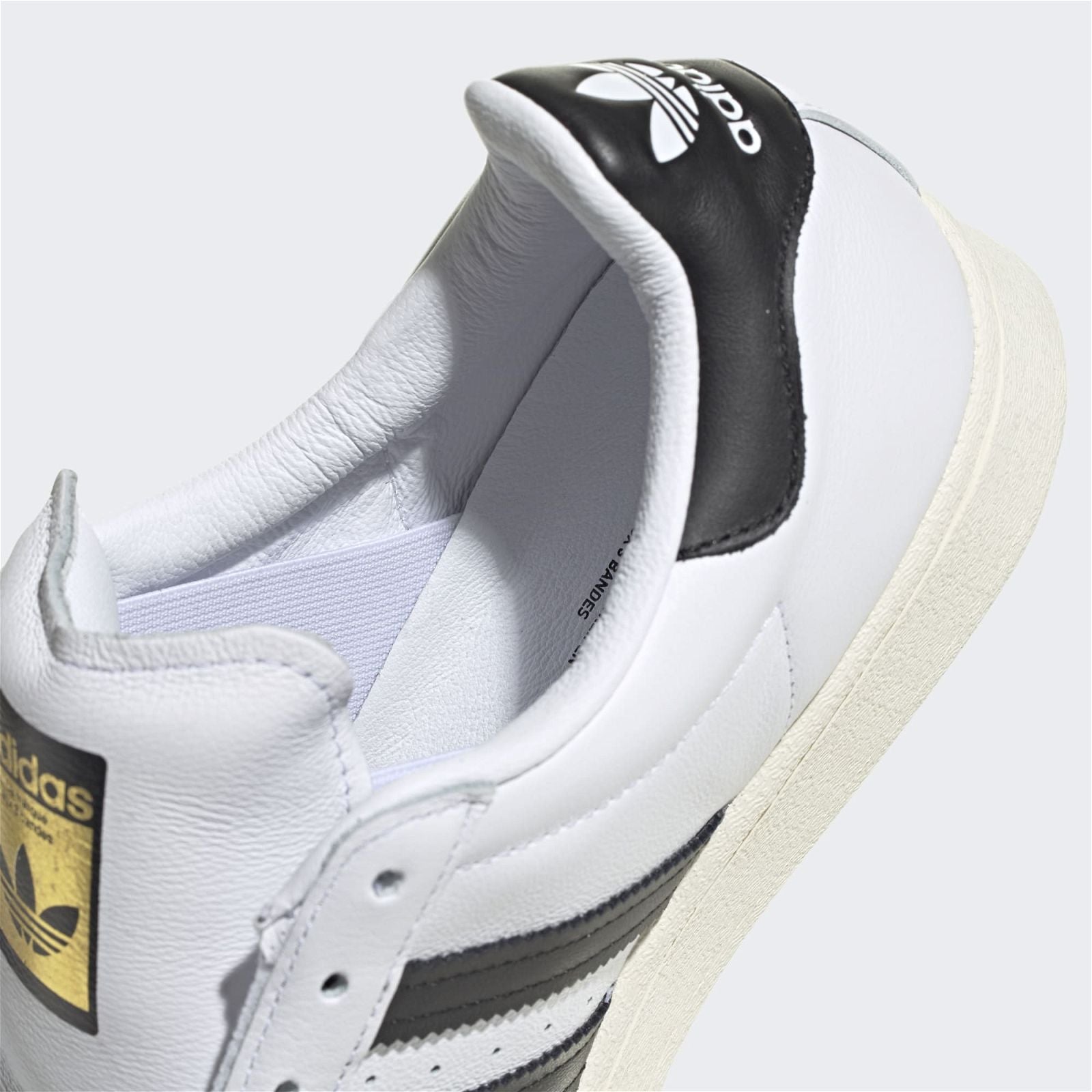 adidas Originals Unisex Superstar Laceless Shoes - White Black - ViaductClothing - -