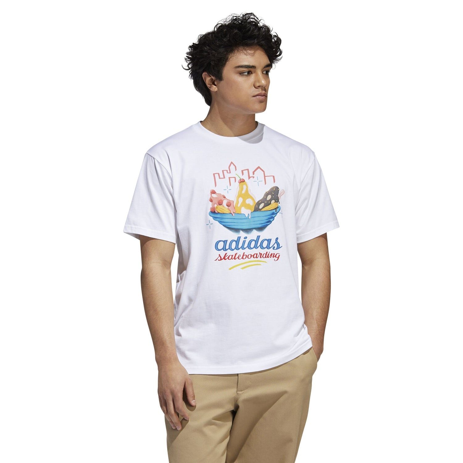 adidas Originals Urgello T Shirt - White - ViaductClothing - -