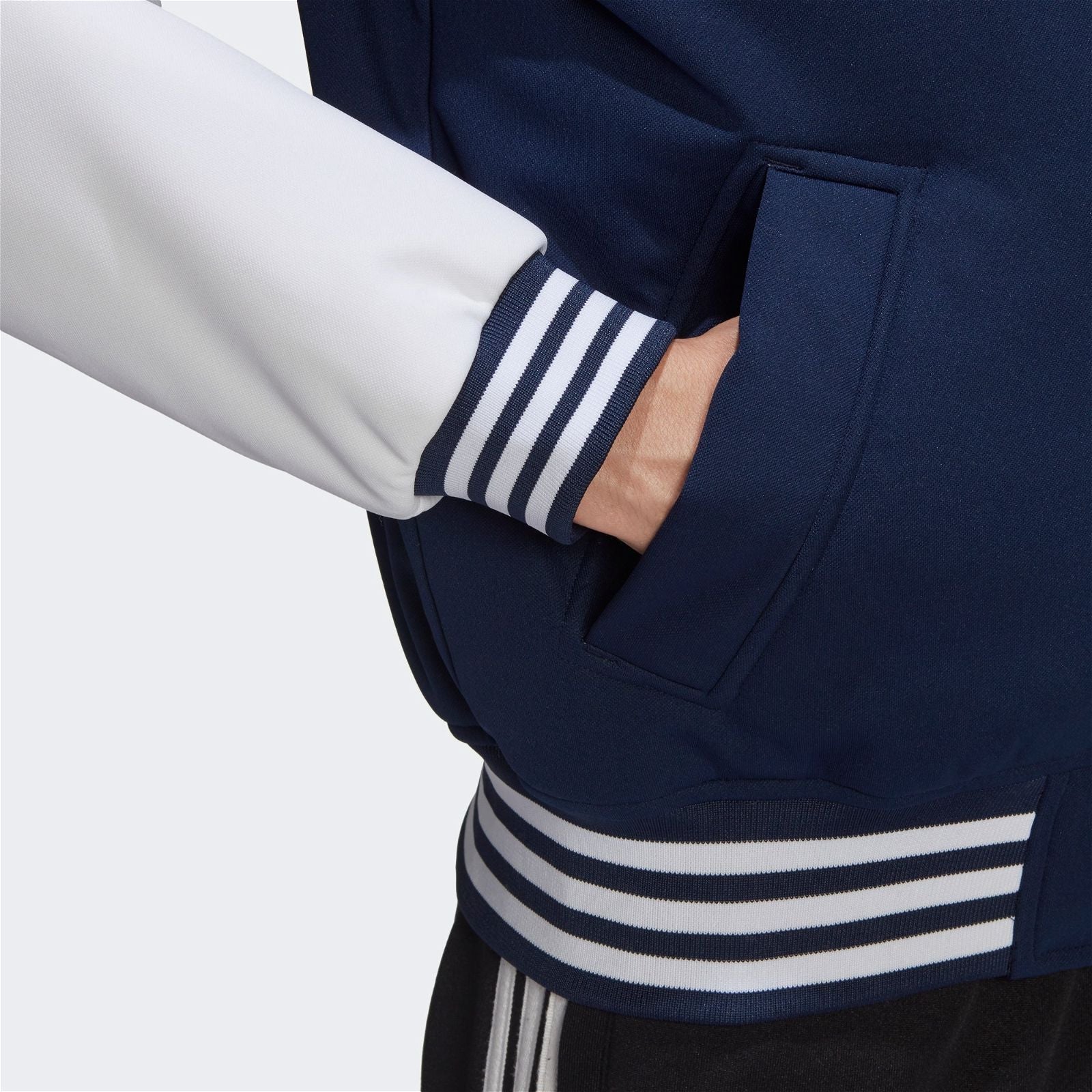 adidas Originals Varsity Bomber Jacket - Navy - ViaductClothing - -