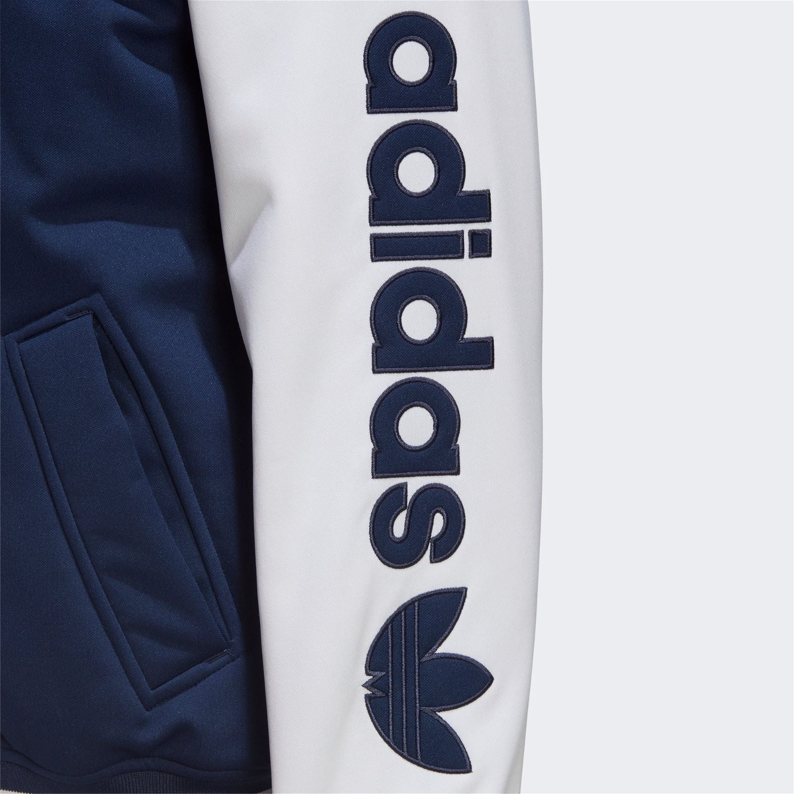 adidas Originals Varsity Bomber Jacket - Navy - ViaductClothing - -