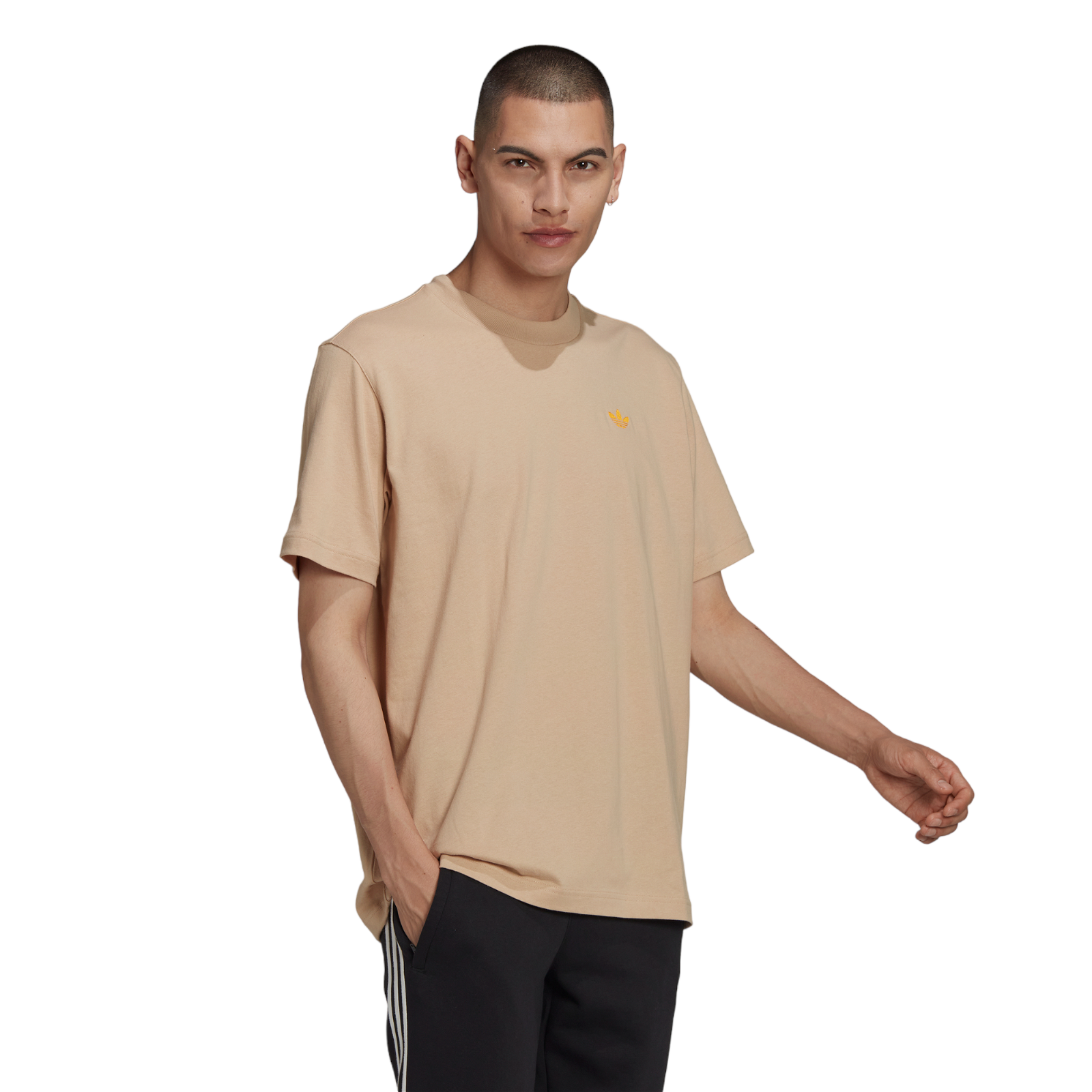 adidas Originals Varsity Graphic Loose Tee - Magic Beige - ViaductClothing - -