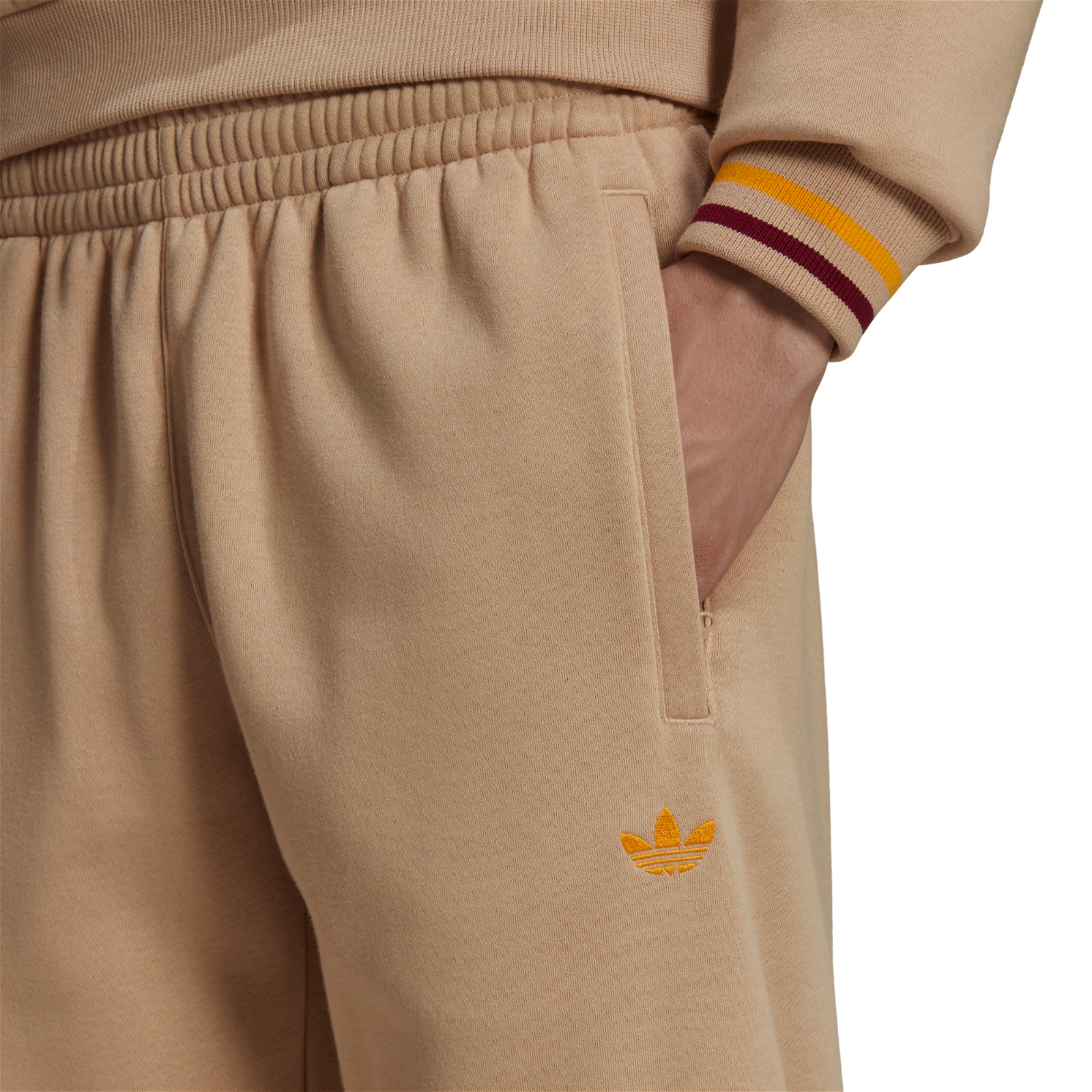 adidas Originals Varsity Sweat Pants - Beige - ViaductClothing - -