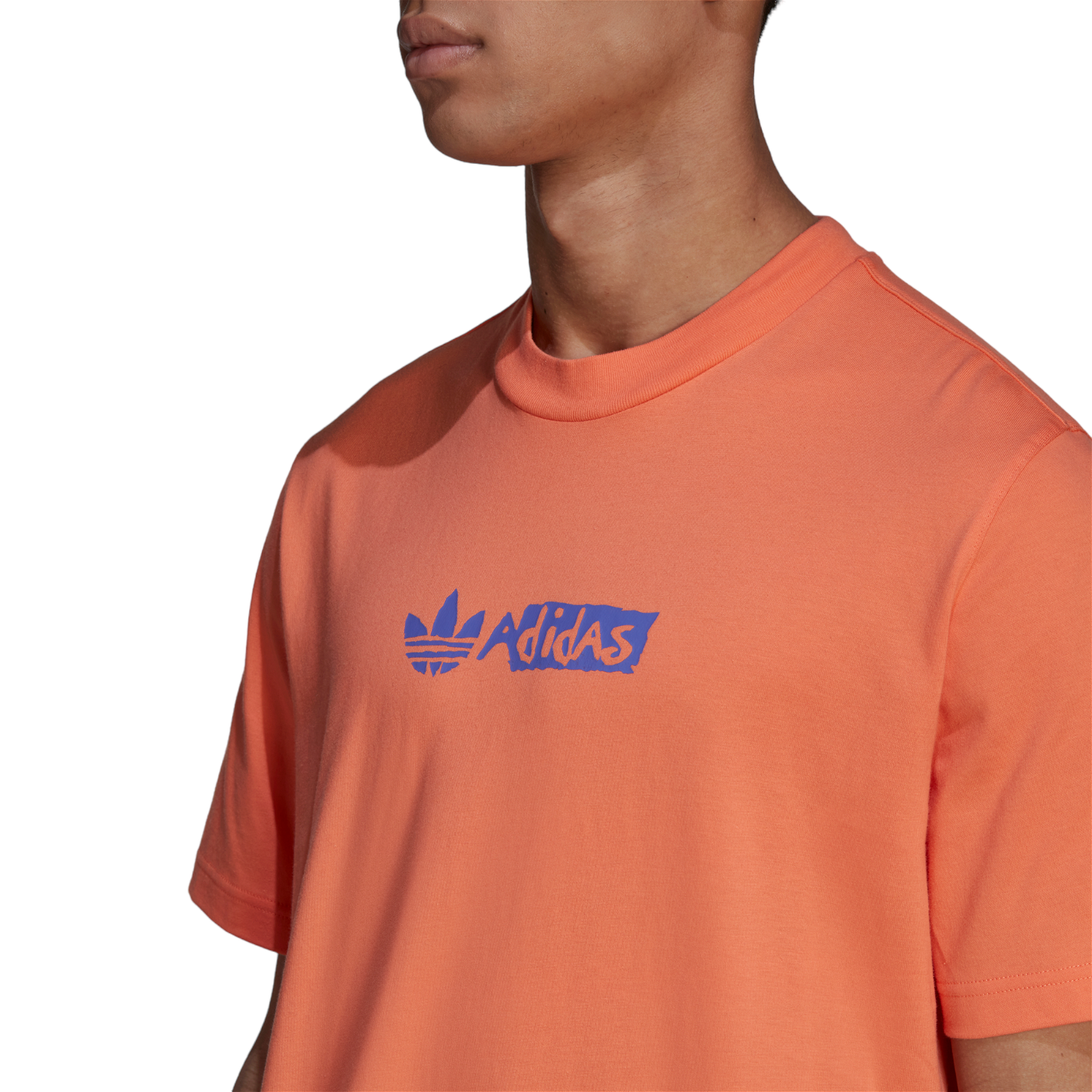adidas Originals Victory Graphic Tee - Semi Coral - ViaductClothing - -