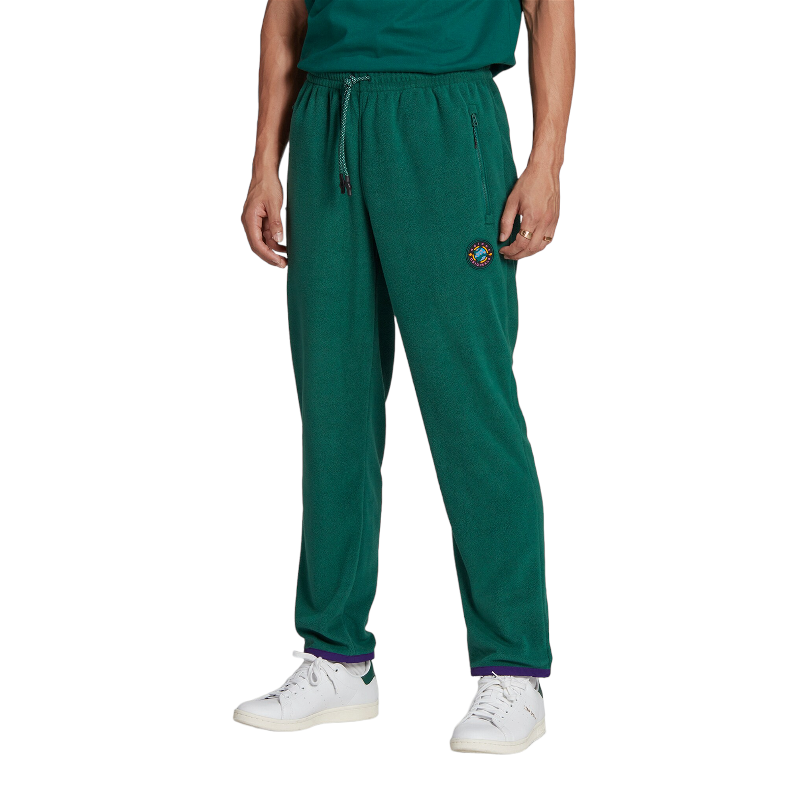 adidas Originals Wander Hour Fleece Pants - Green - ViaductClothing - -