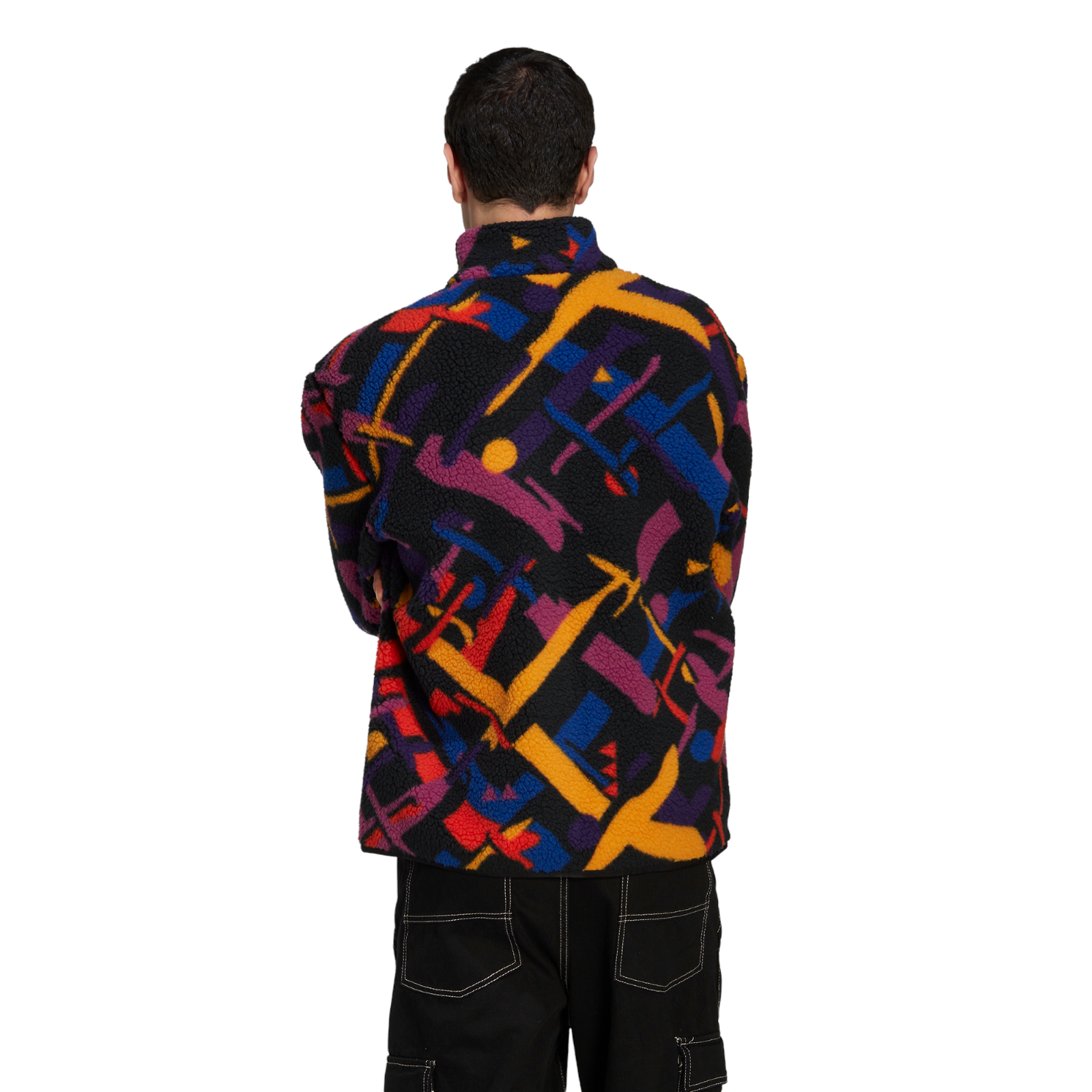 adidas Originals Wander Hour Full-Zip Printed Fleece Jacket - Multi - ViaductClothing - -