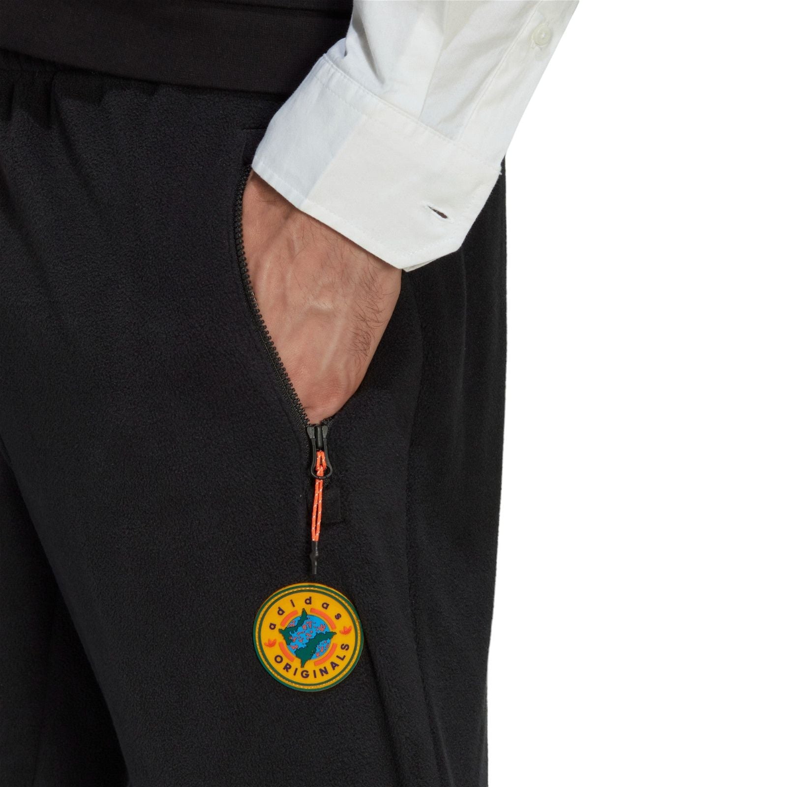 adidas Originals Wander Hour Polar Fleece Pants - Black - ViaductClothing - -