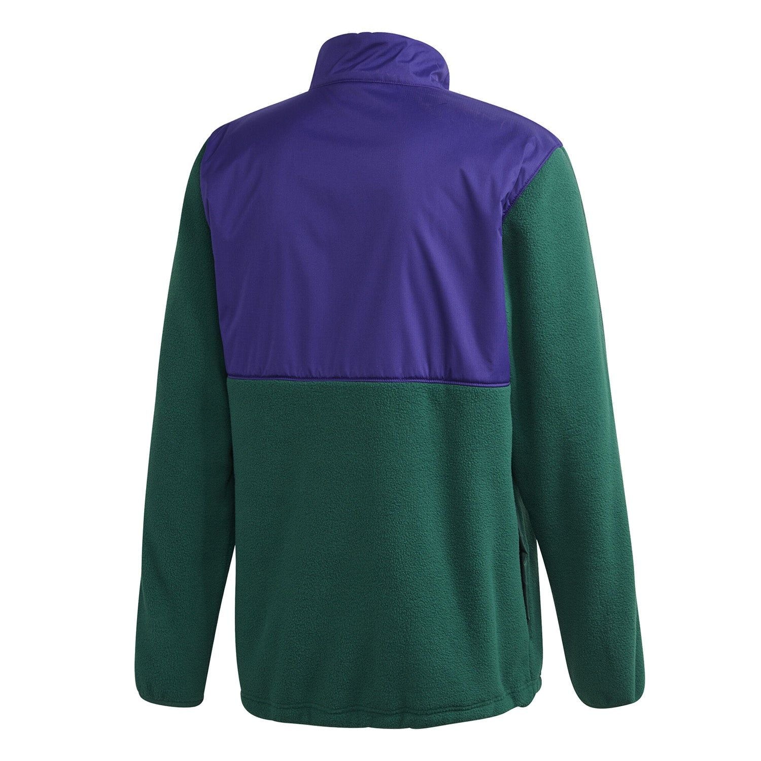 adidas Originals Winterised Half Zip Jacket - Collegiate Green & Purple - ViaductClothing - -