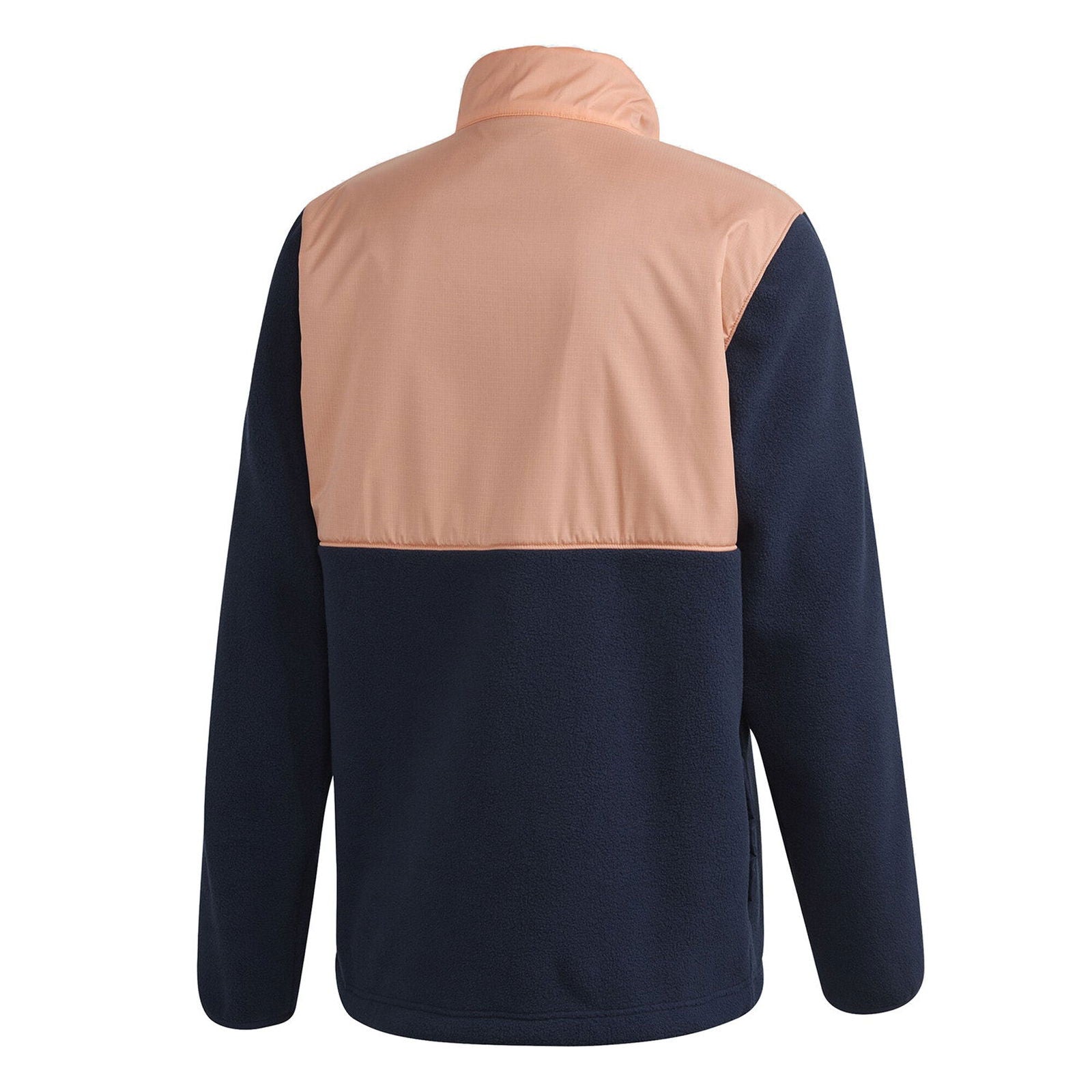 adidas Originals Winterised Half Zip Jacket - Collegiate Navy & Chalk Coral - ViaductClothing - -